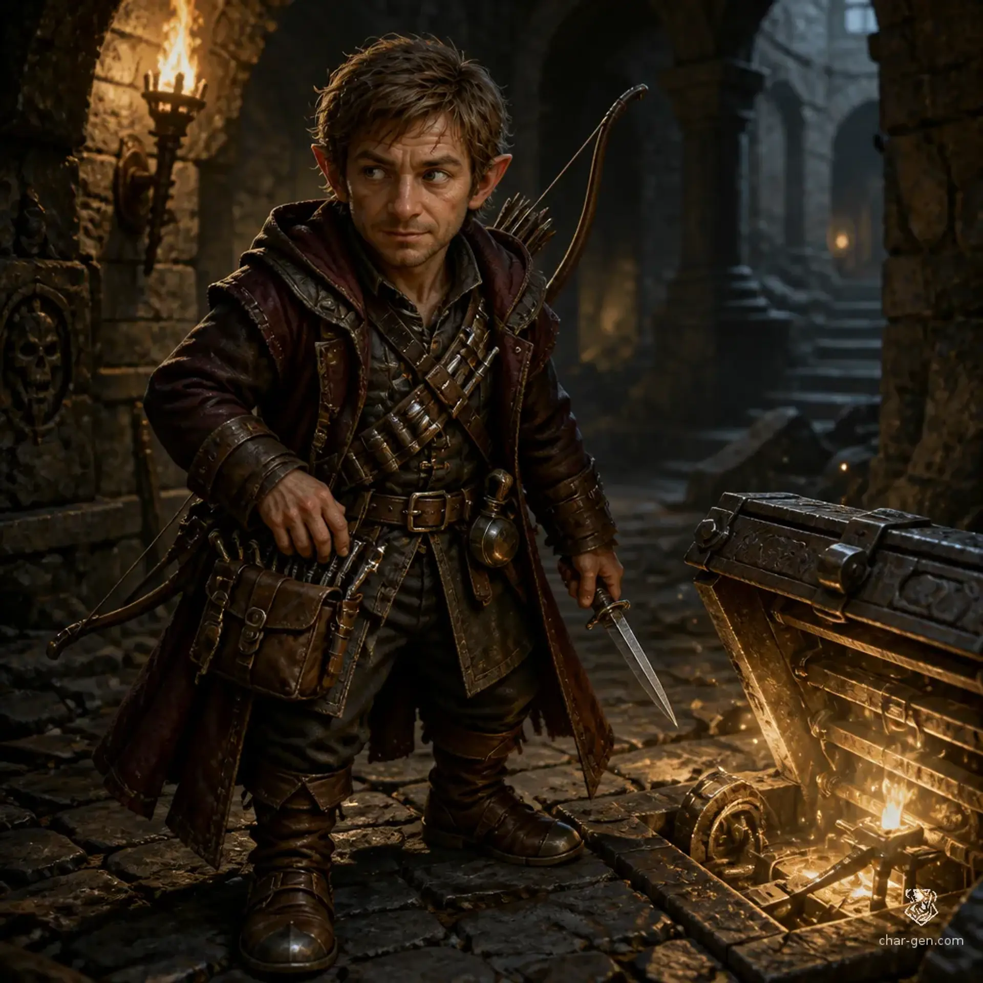 Ricwan Keenbeam - AI-generated fantasy Character