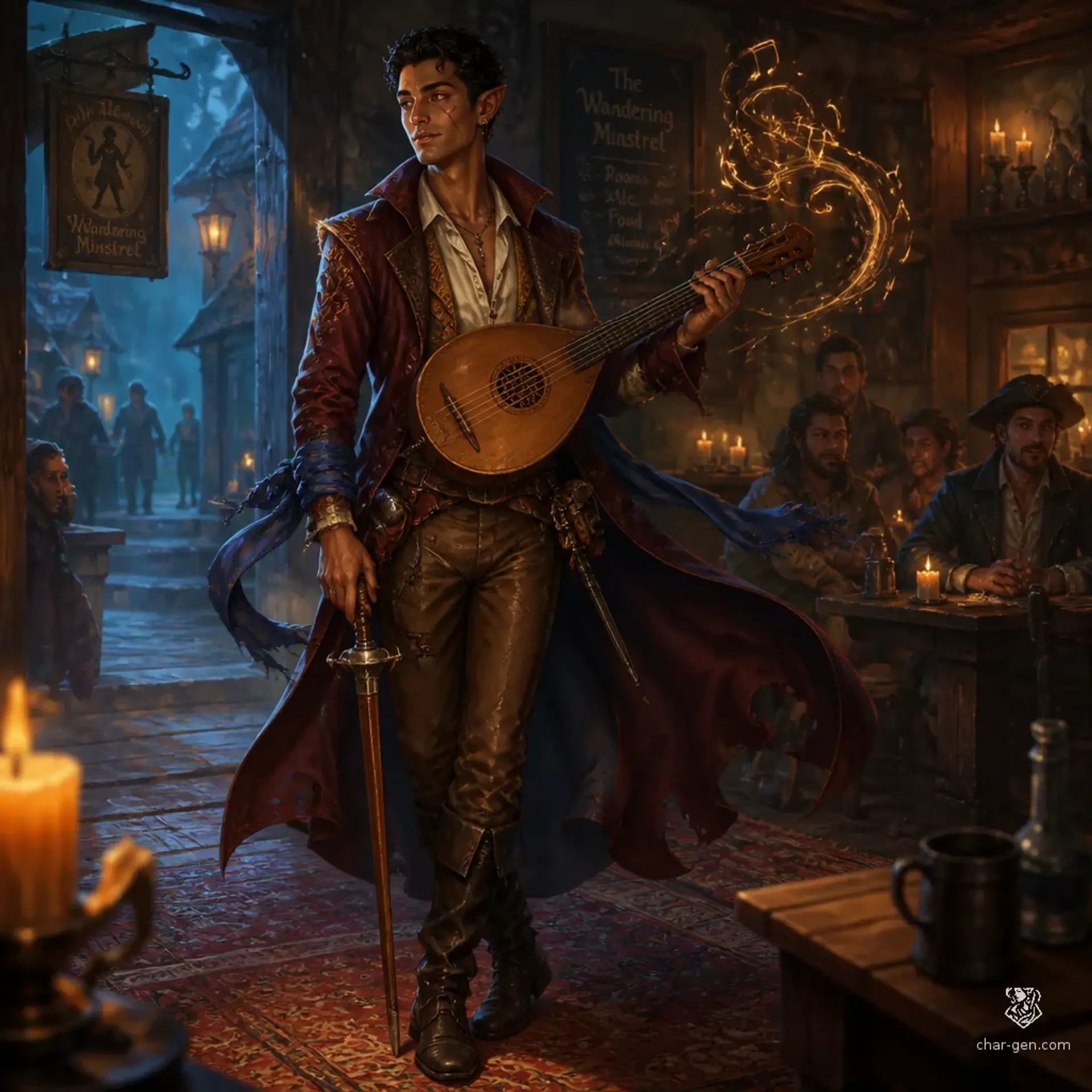 Marek Drazhen - AI-generated fantasy Character