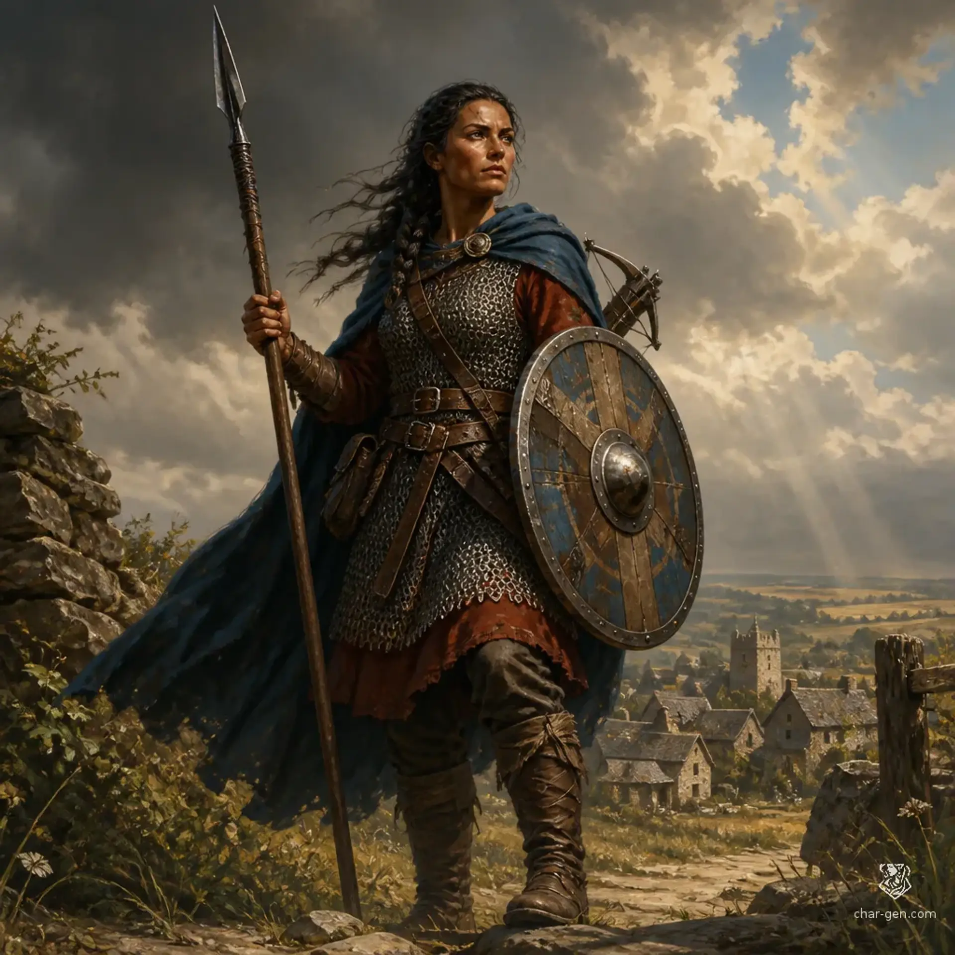 Samira Qadira - AI-generated fantasy Character
