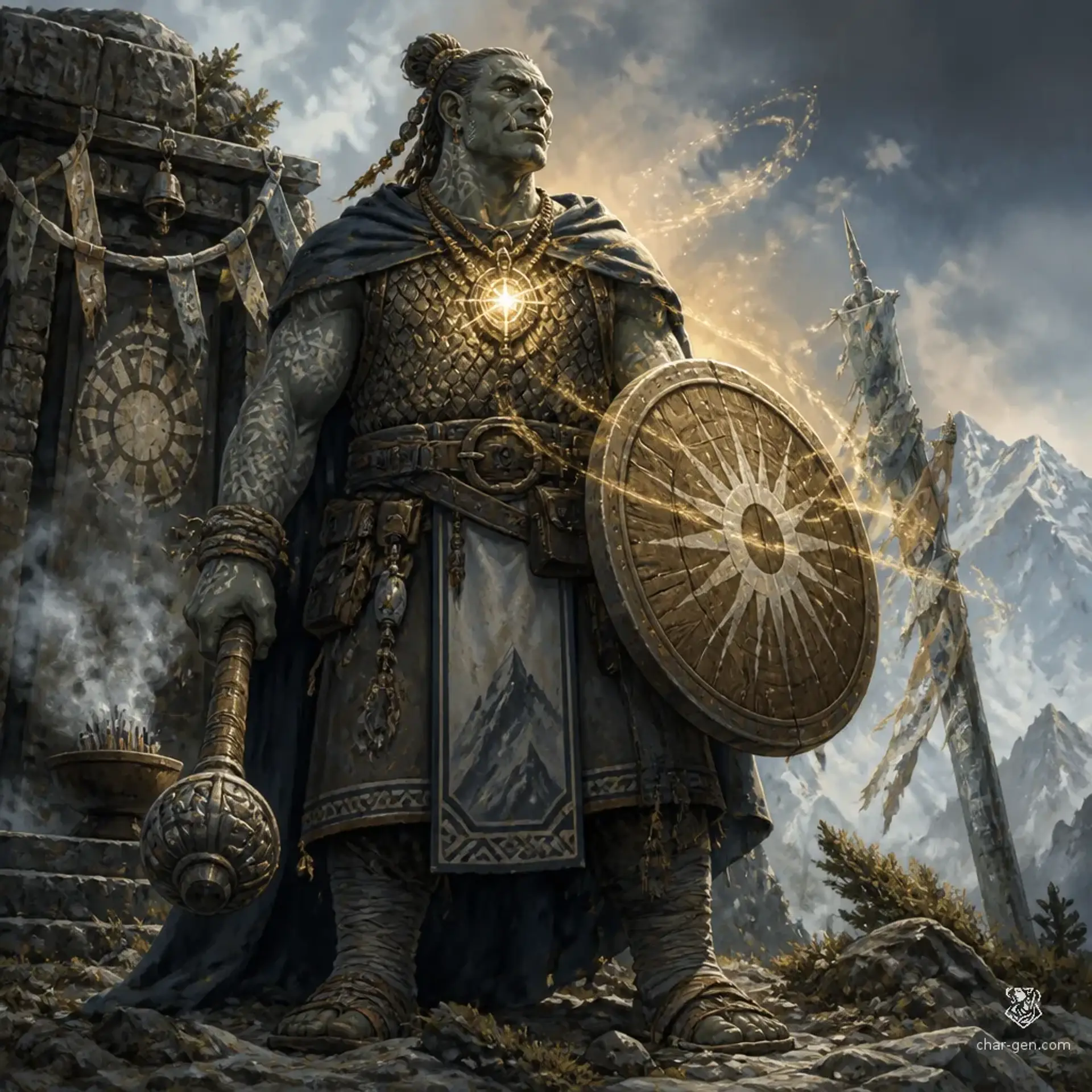 Togrik - AI-generated fantasy Character