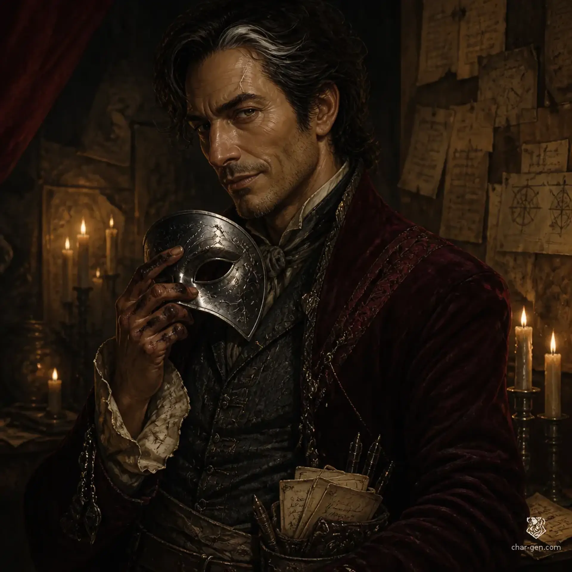 Renric Voss - AI-generated fantasy NPC