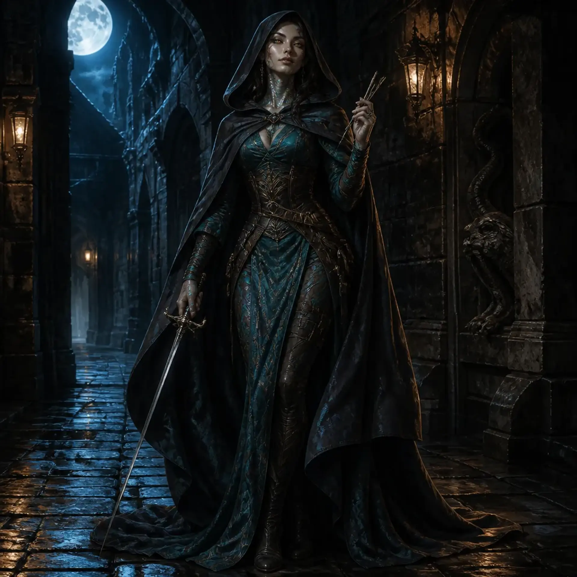 Shaylin Westin - AI-generated fantasy Character