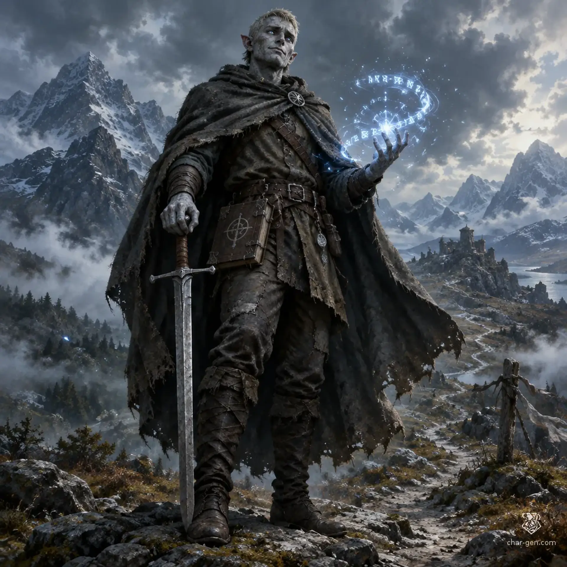 Peer Ludvik - AI-generated fantasy Character