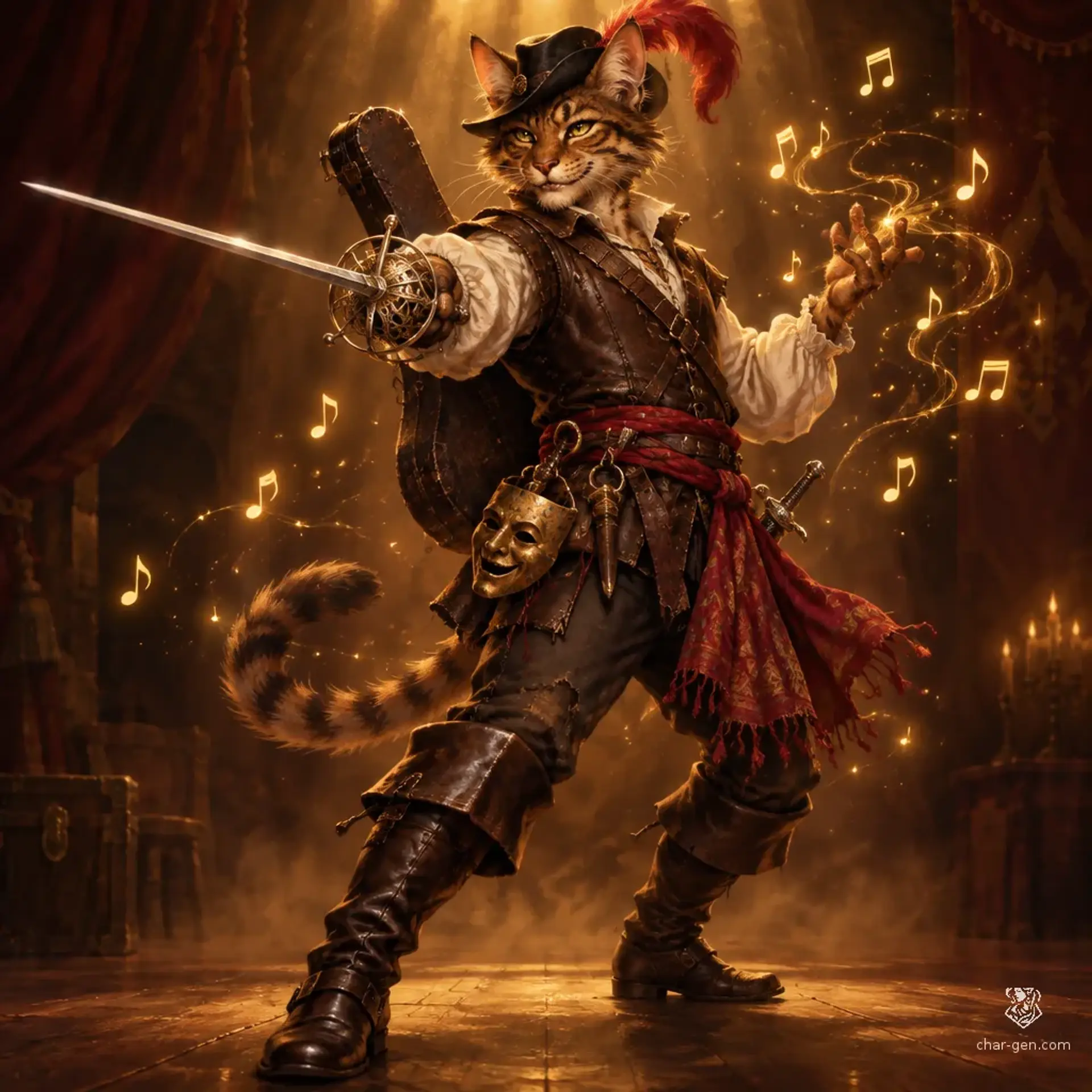 Puss ‘n Boots - AI-generated fantasy Character
