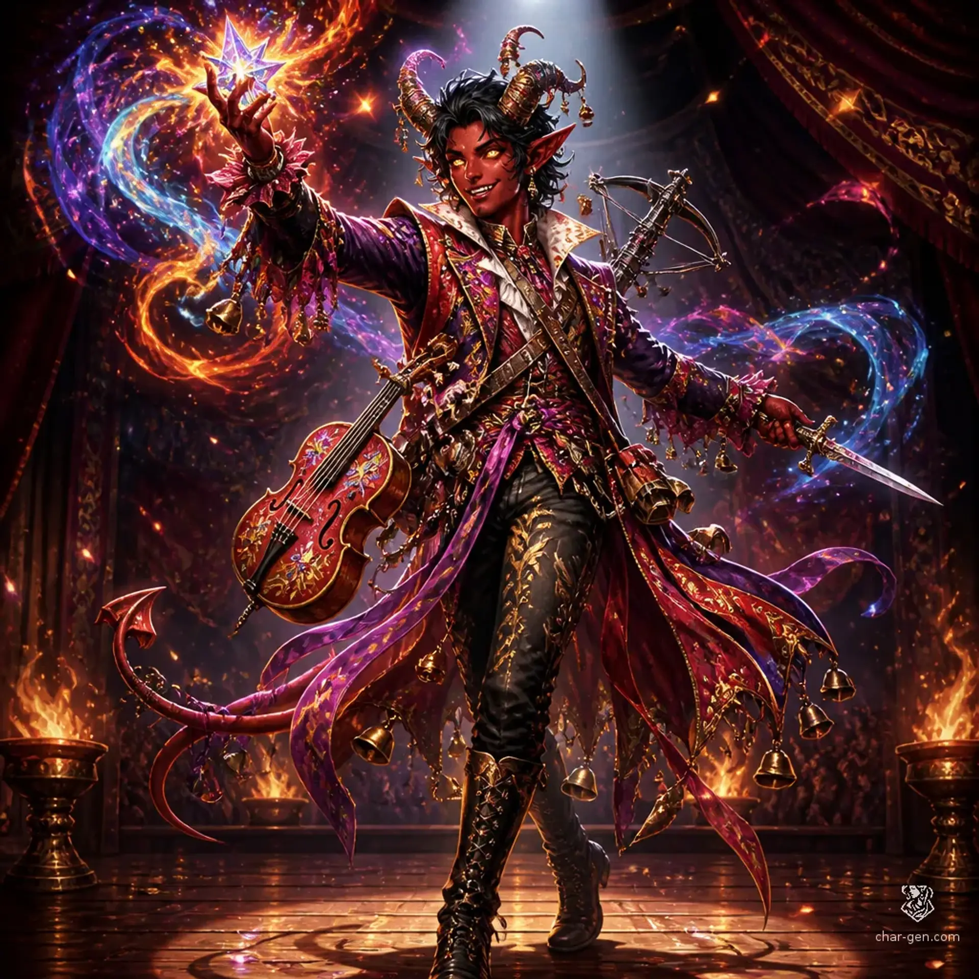 Starbrite - AI-generated fantasy Character