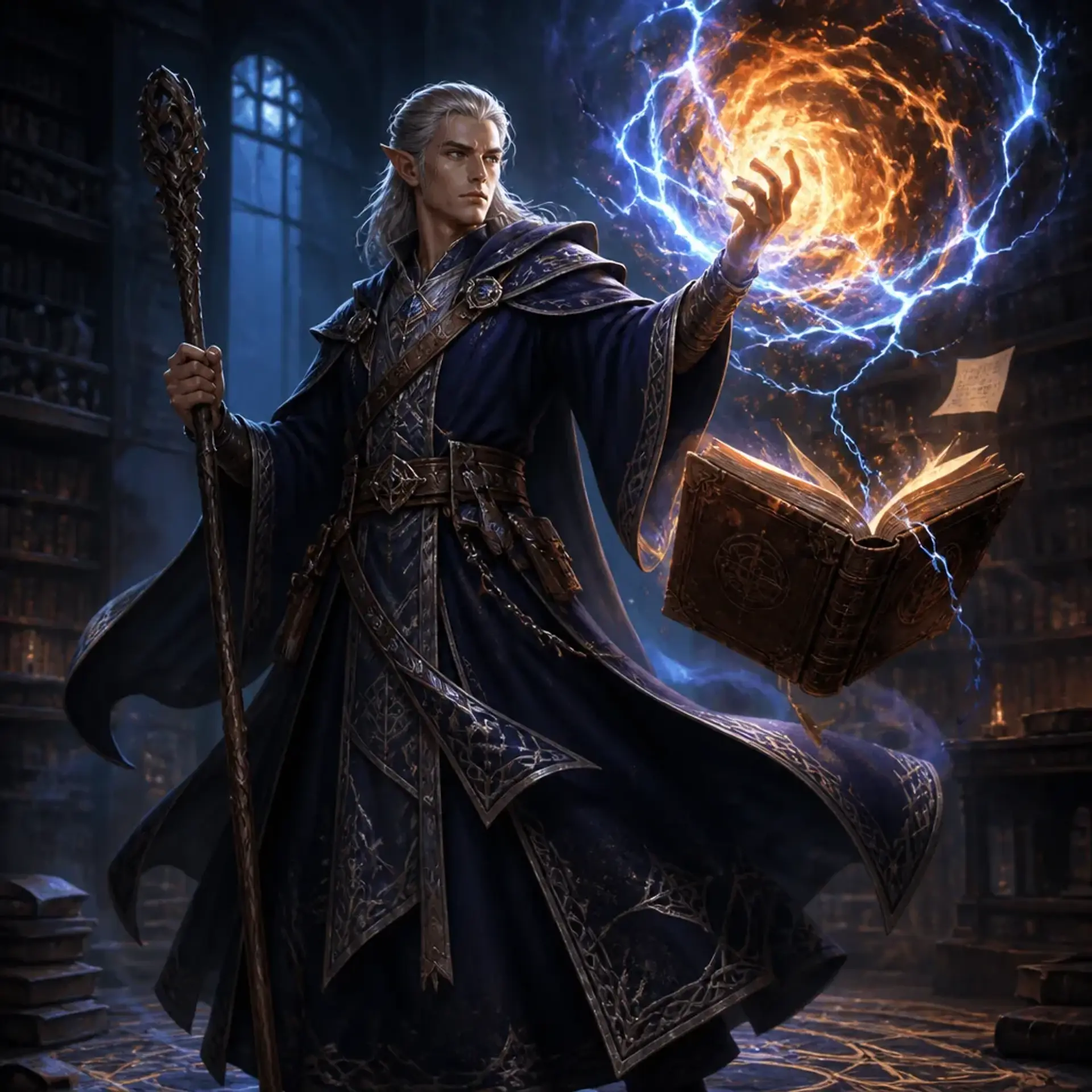 Galen Thorne - AI-generated fantasy Character