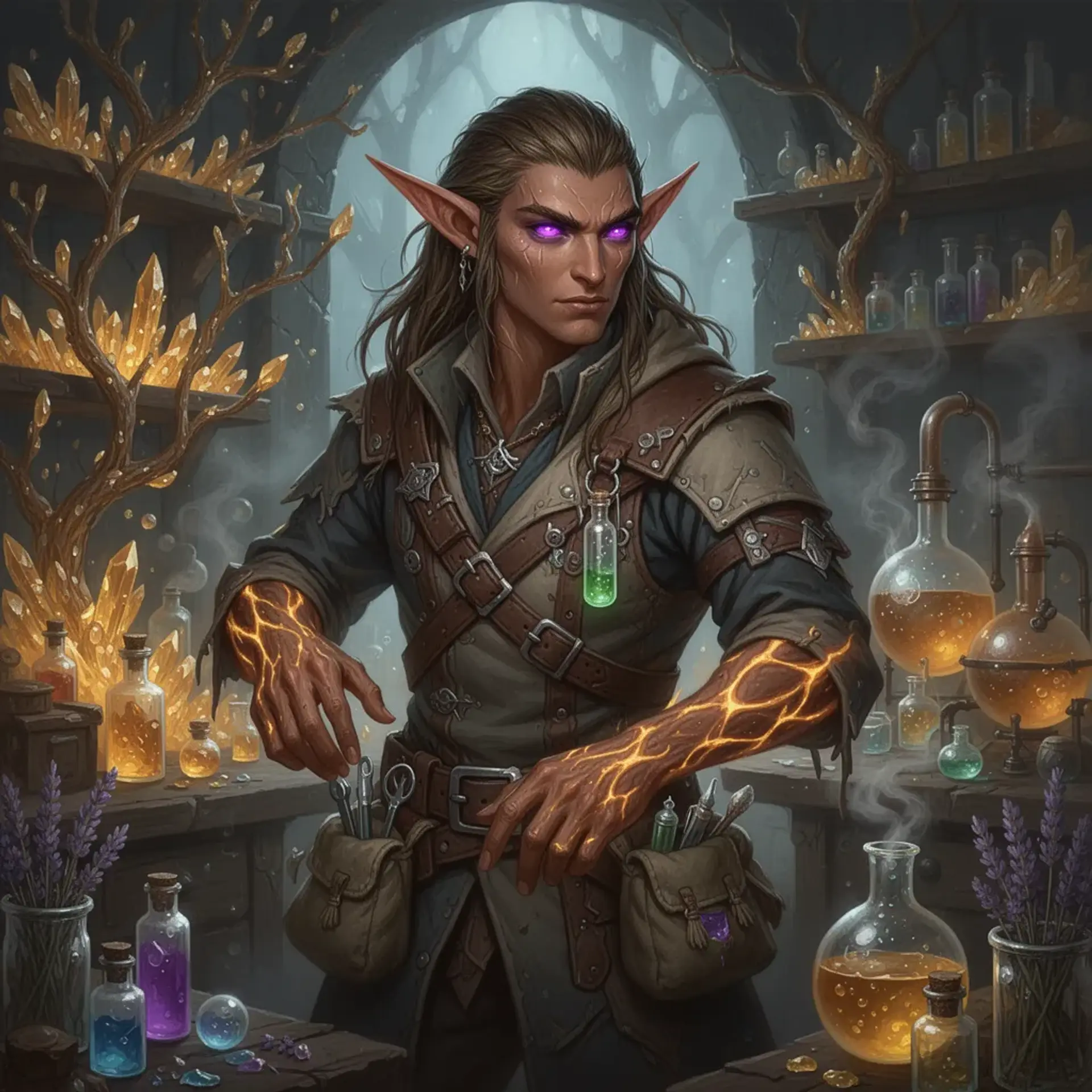 Sylas Thistle-Tongue - AI-generated fantasy NPC