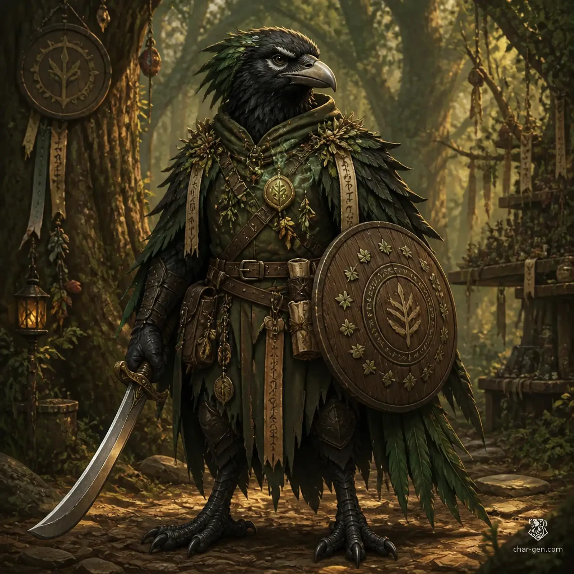 Jeriah - AI-generated fantasy Character