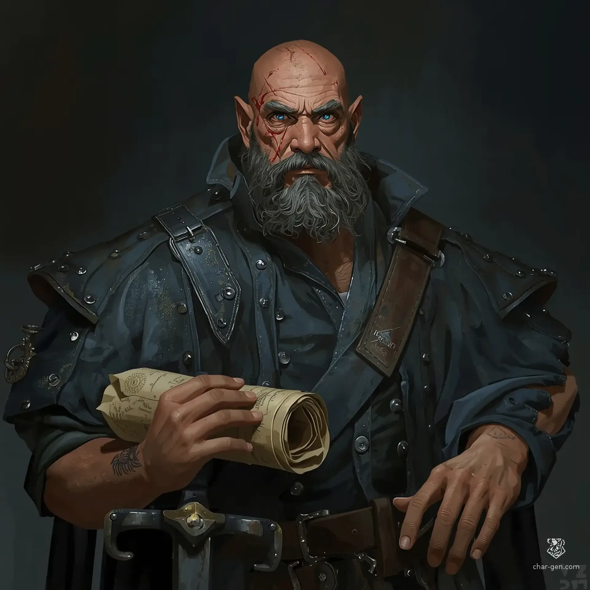 Silas Gull-Eye Vane - AI-generated fantasy NPC