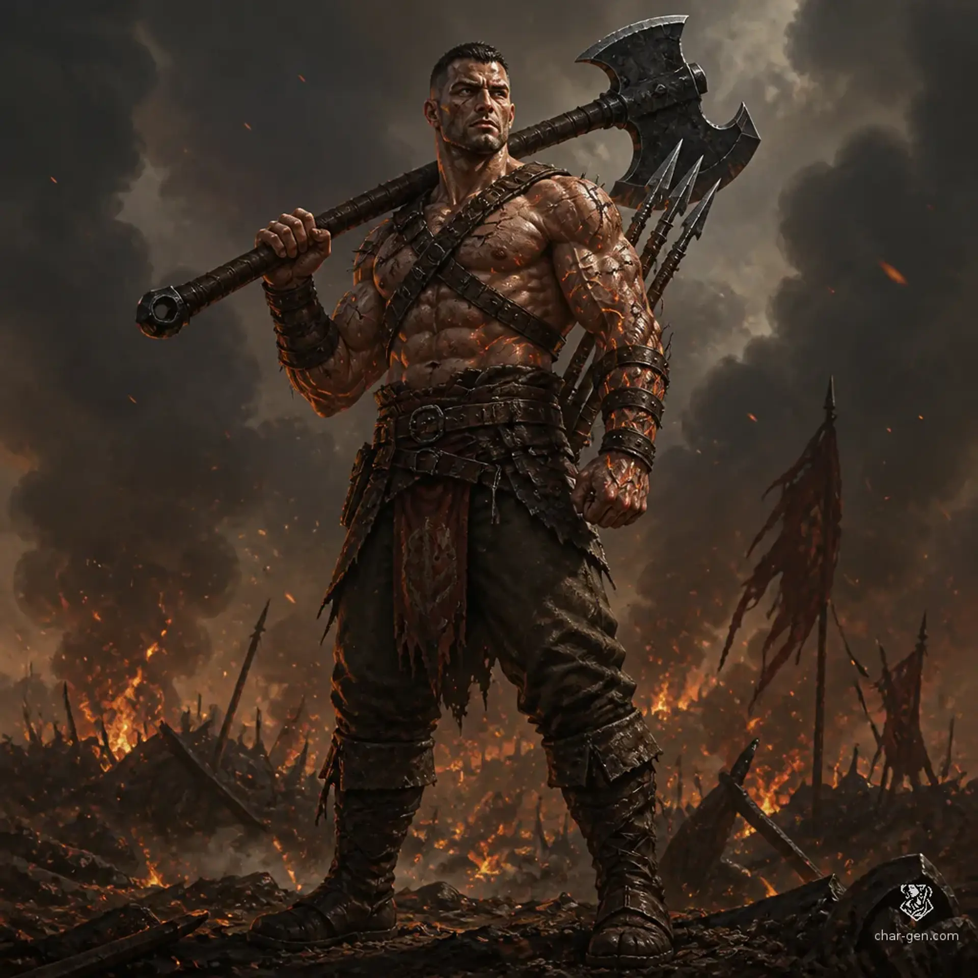 Kaelen Vane - AI-generated fantasy Character
