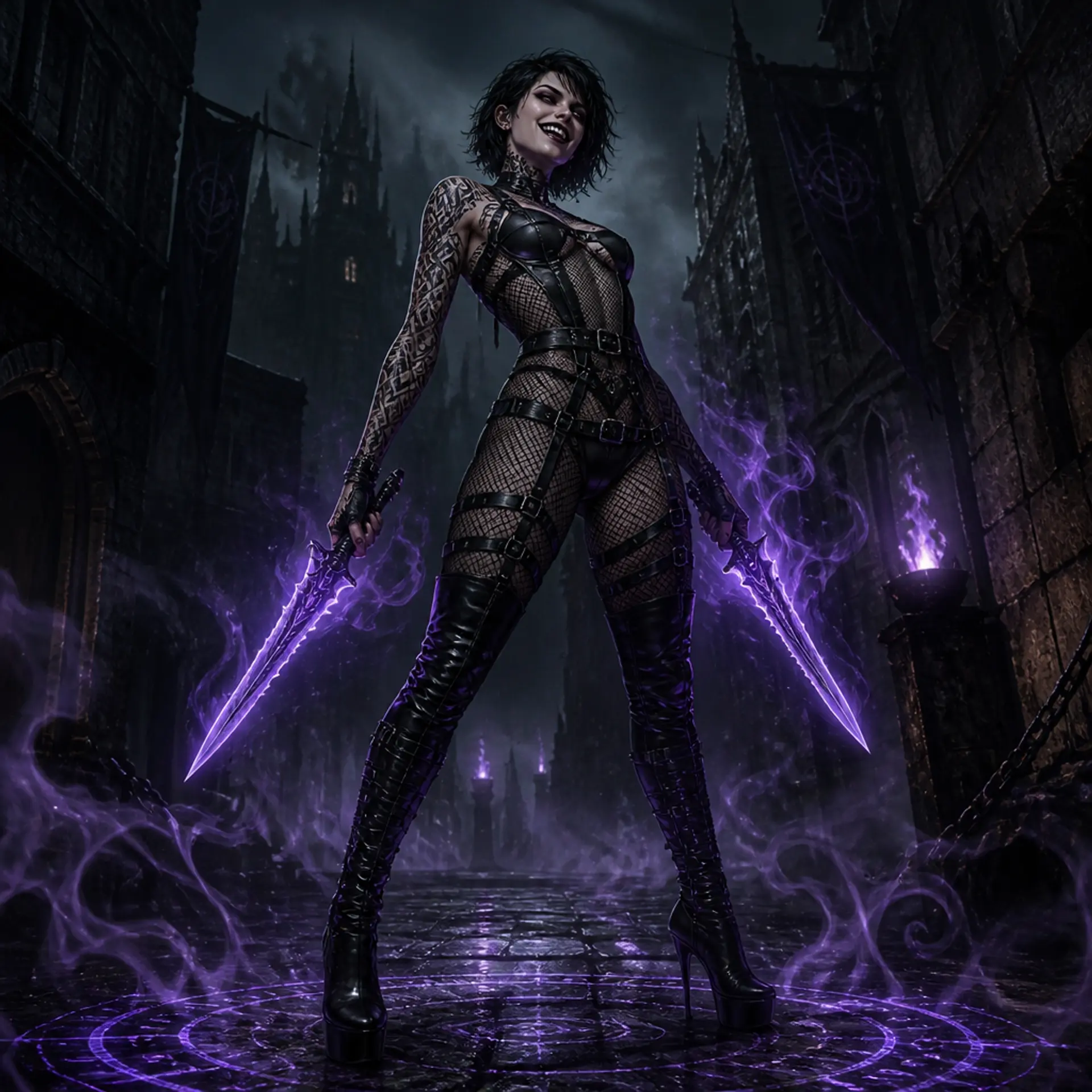 Nyxra Vane - AI-generated fantasy Character