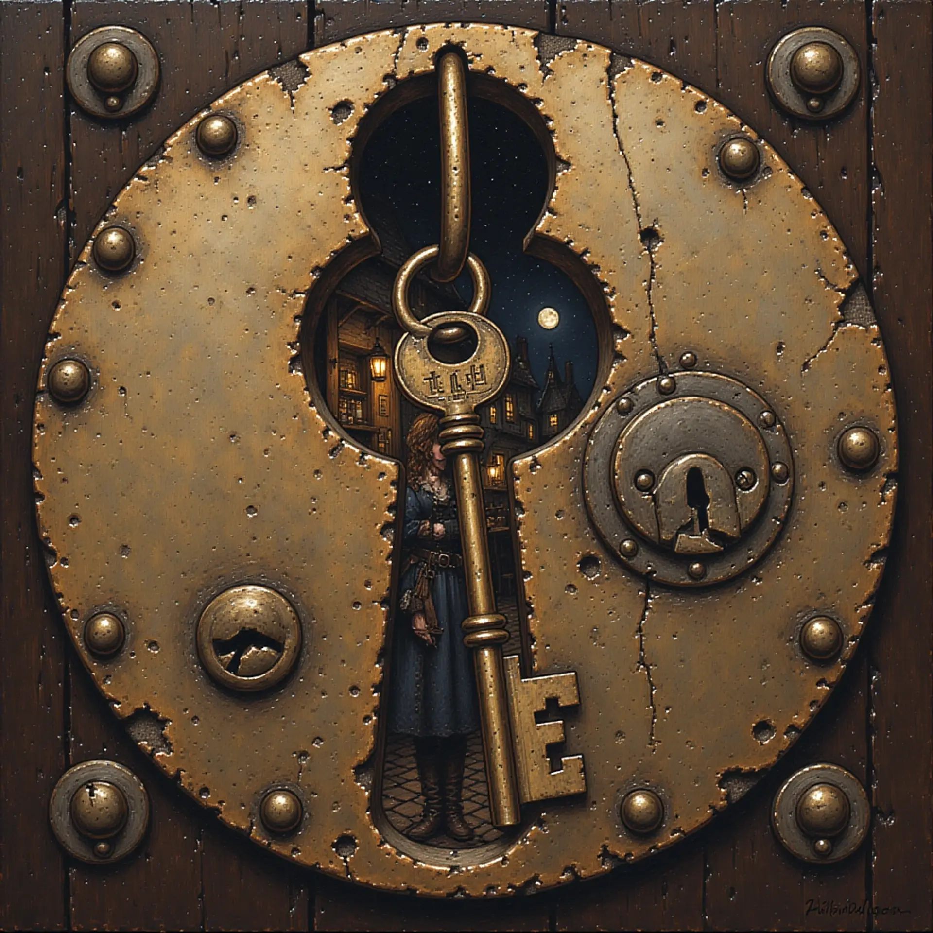 Through the Locksmith's Keyhole | Fantasy Art Competition | CharGen
