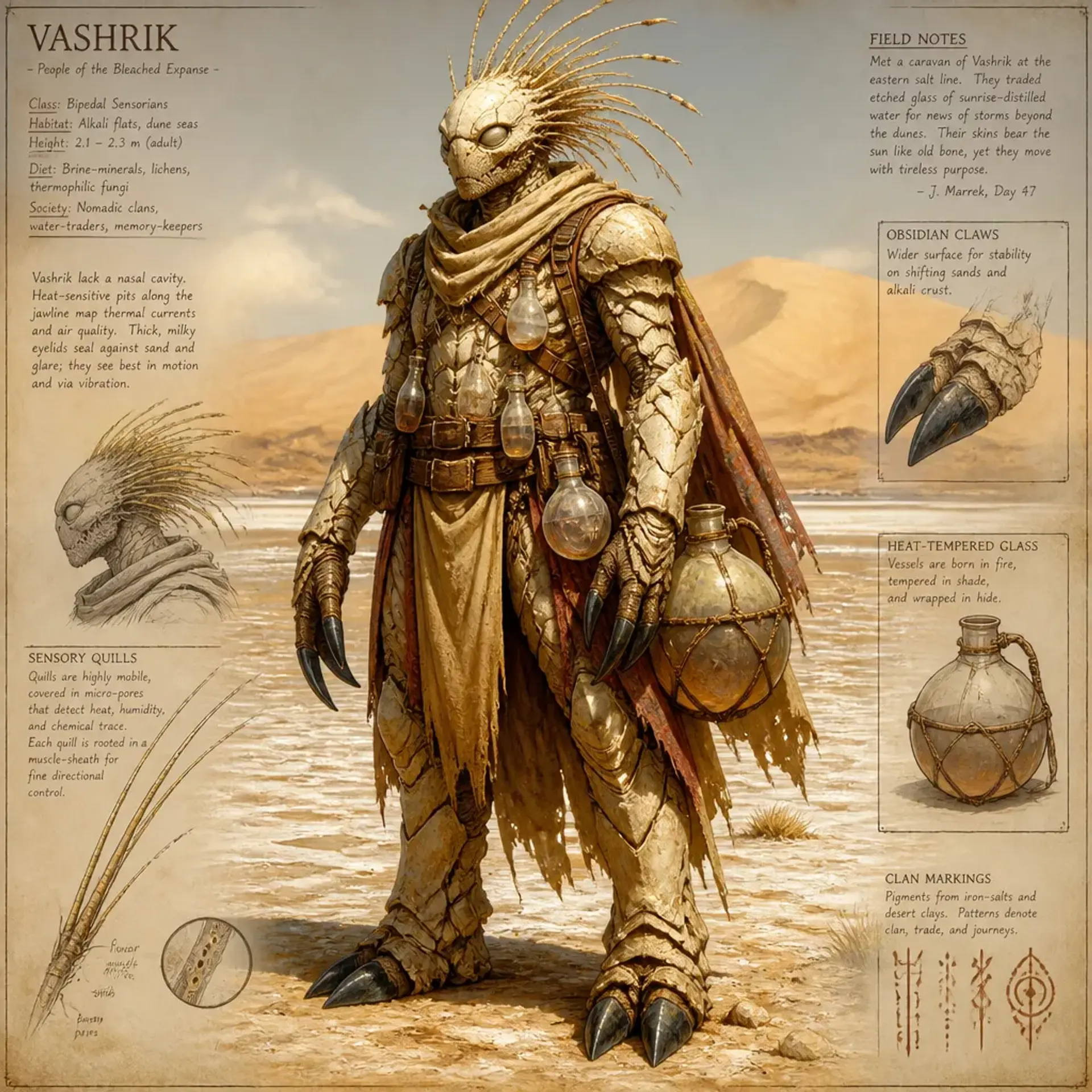 Dunespawn - AI-generated fantasy Species