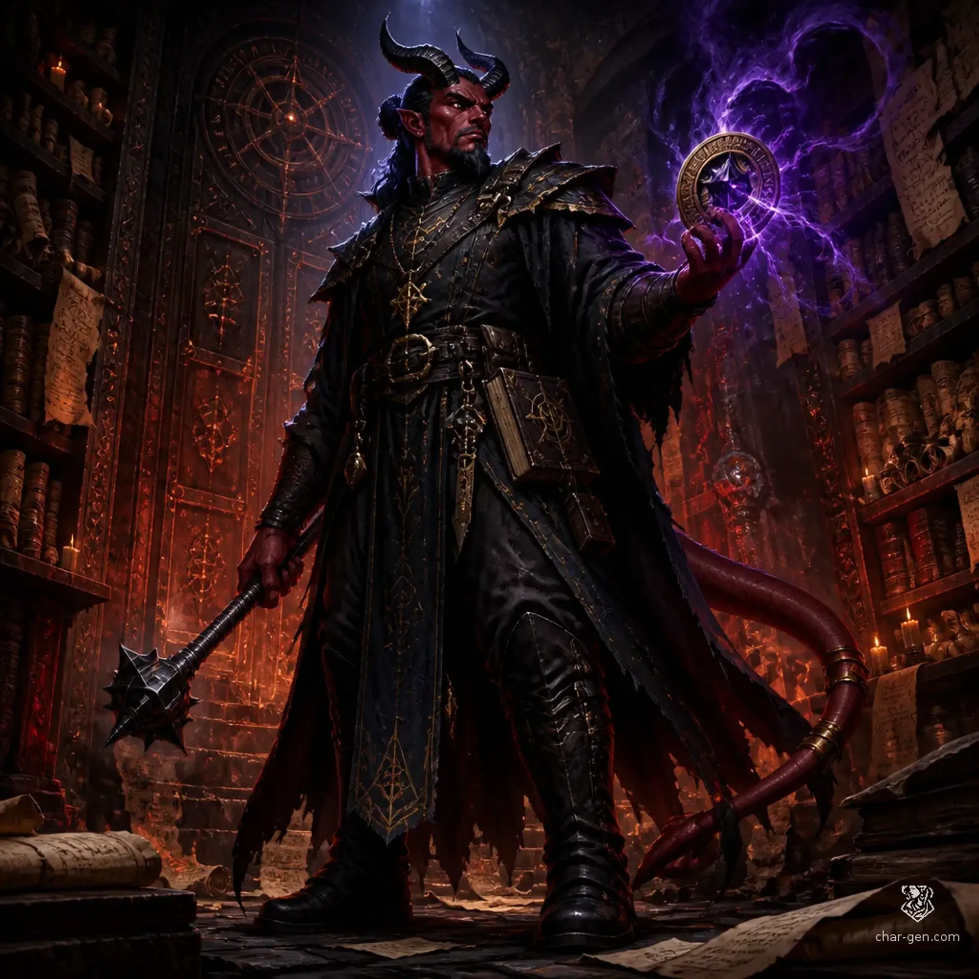 Karadius - AI-generated fantasy Character