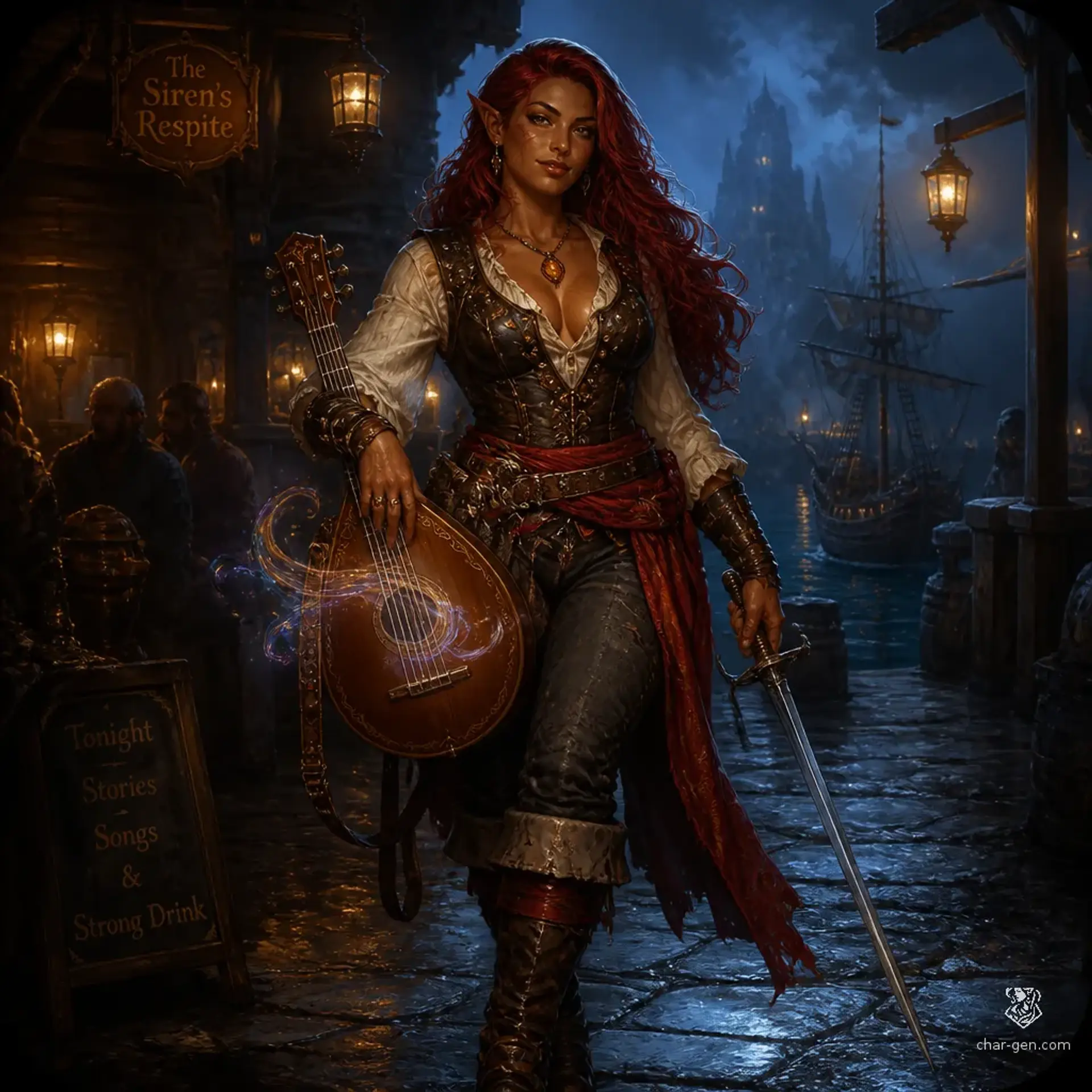 Mirei Sava - AI-generated fantasy Character