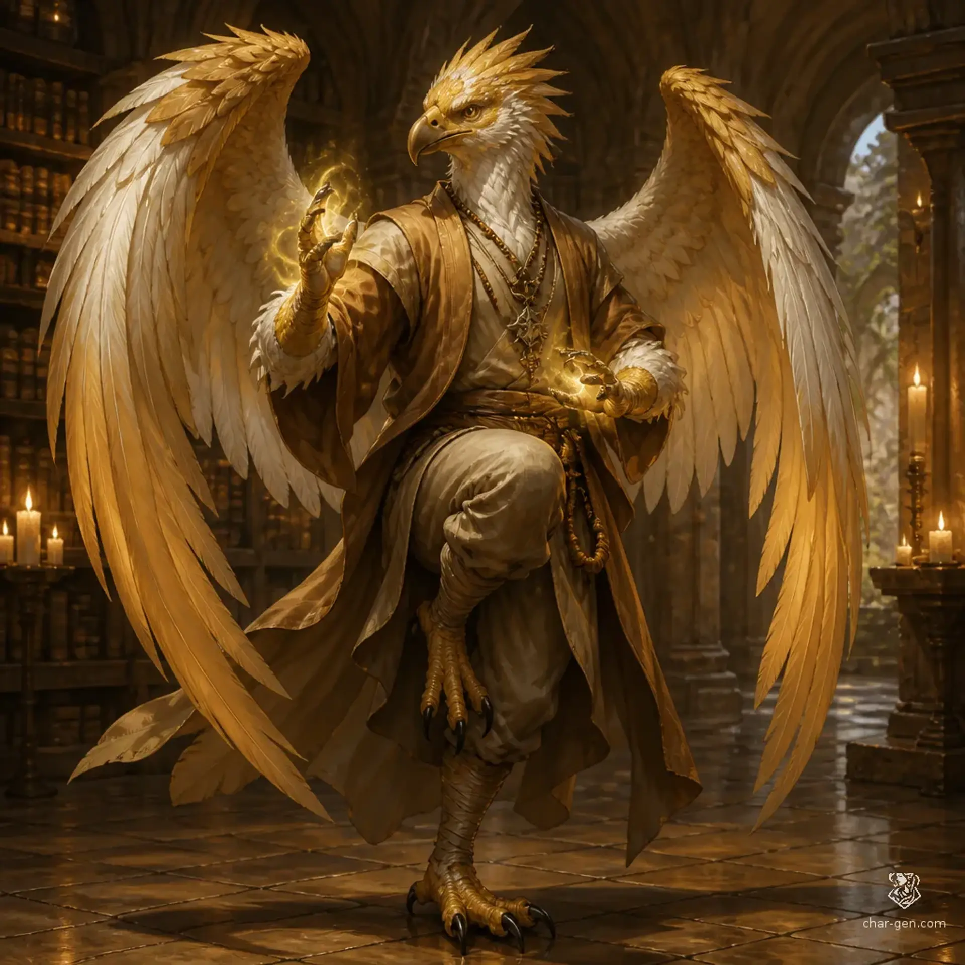 Ilyr - AI-generated fantasy Character