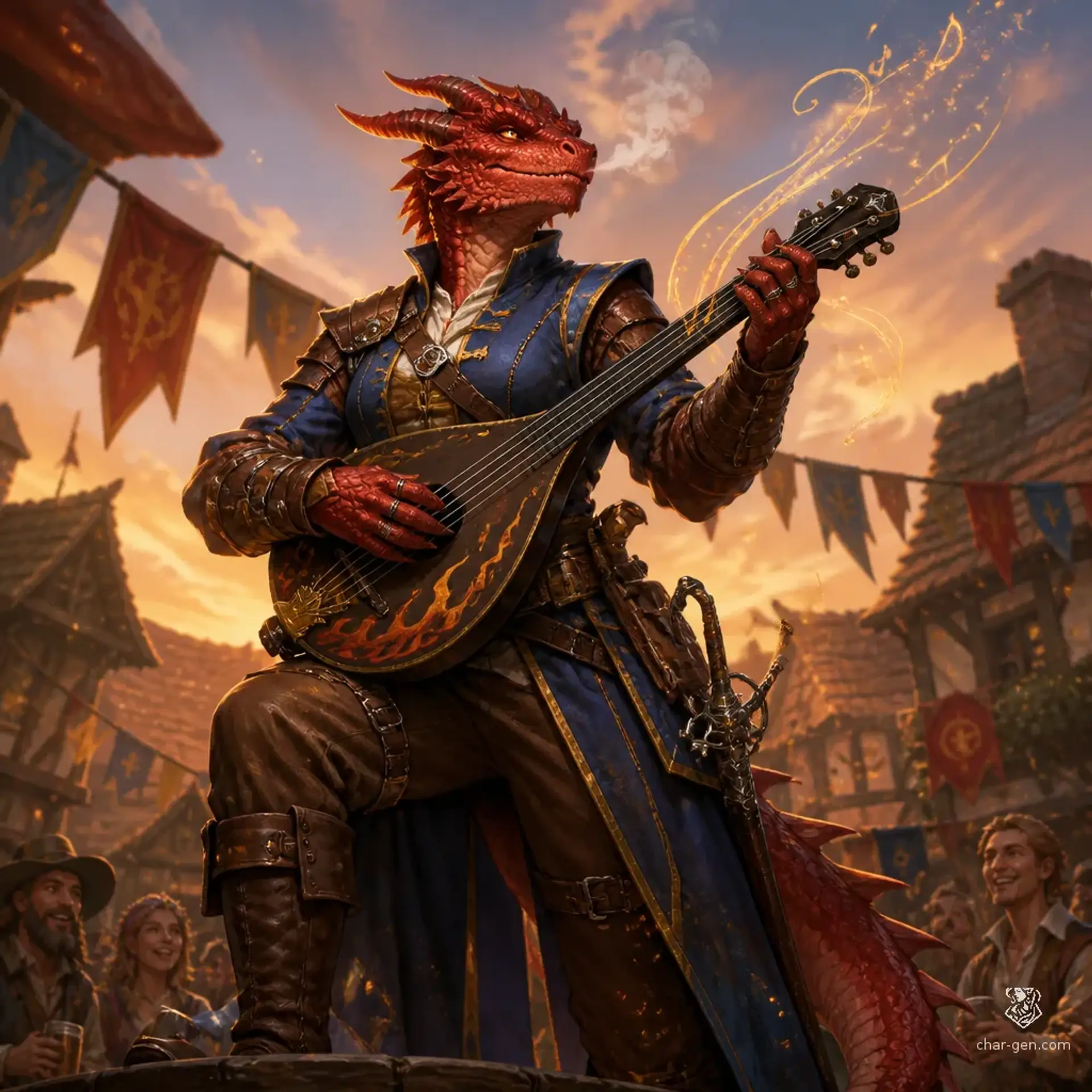 Kevashasha Tylanosoon - AI-generated fantasy Character