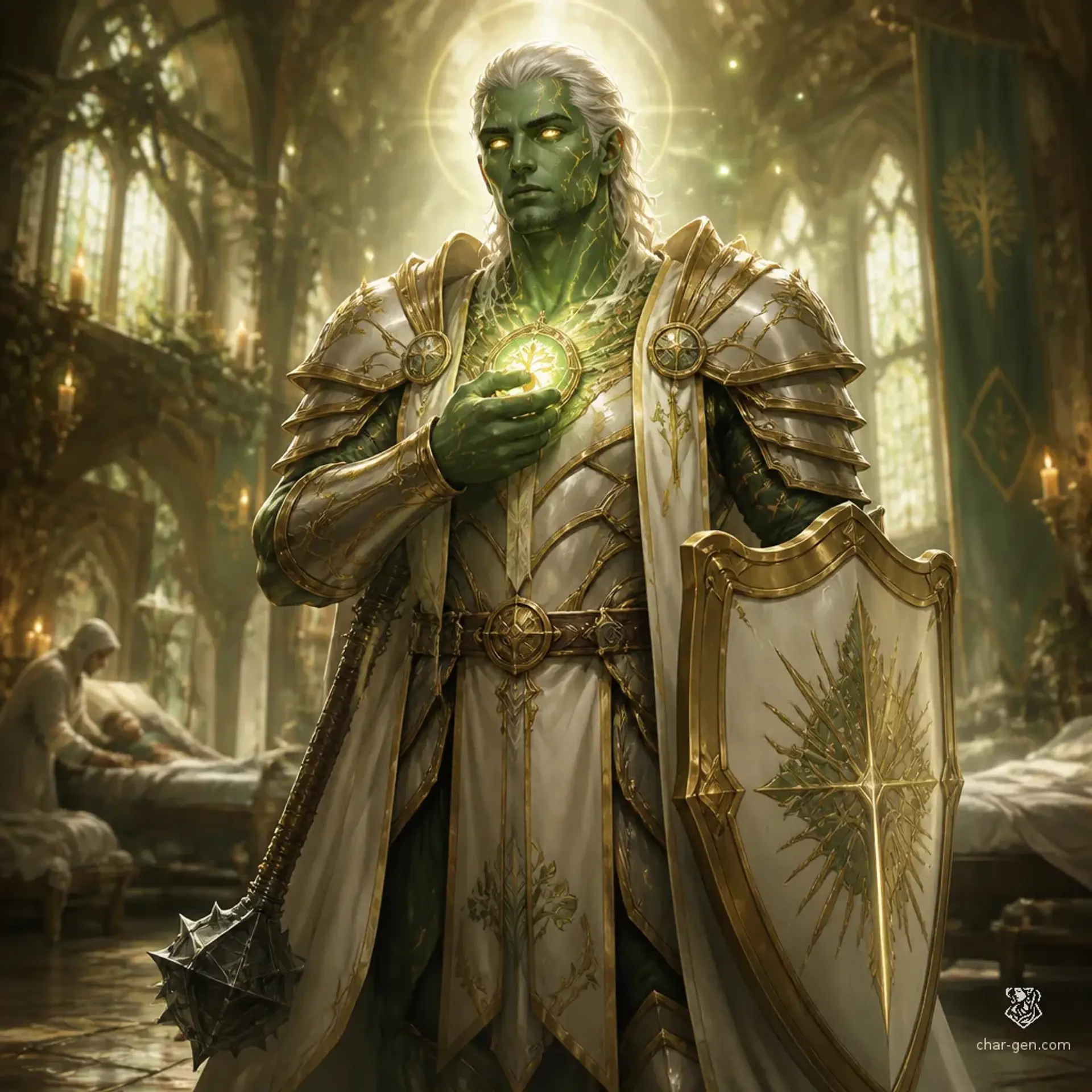 Vaelis Aureon - AI-generated fantasy Character