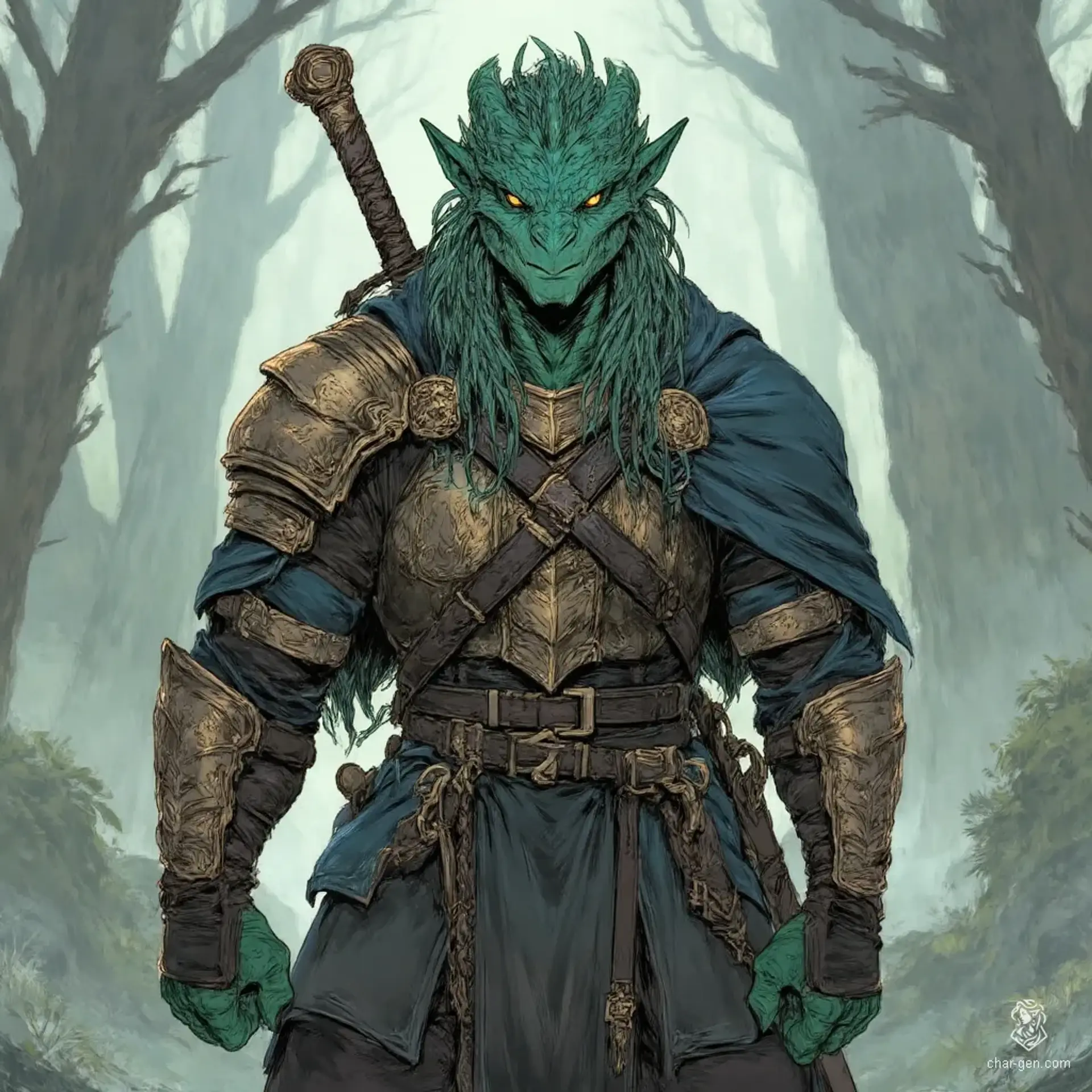 Varelthara Sianok - AI-generated fantasy NPC
