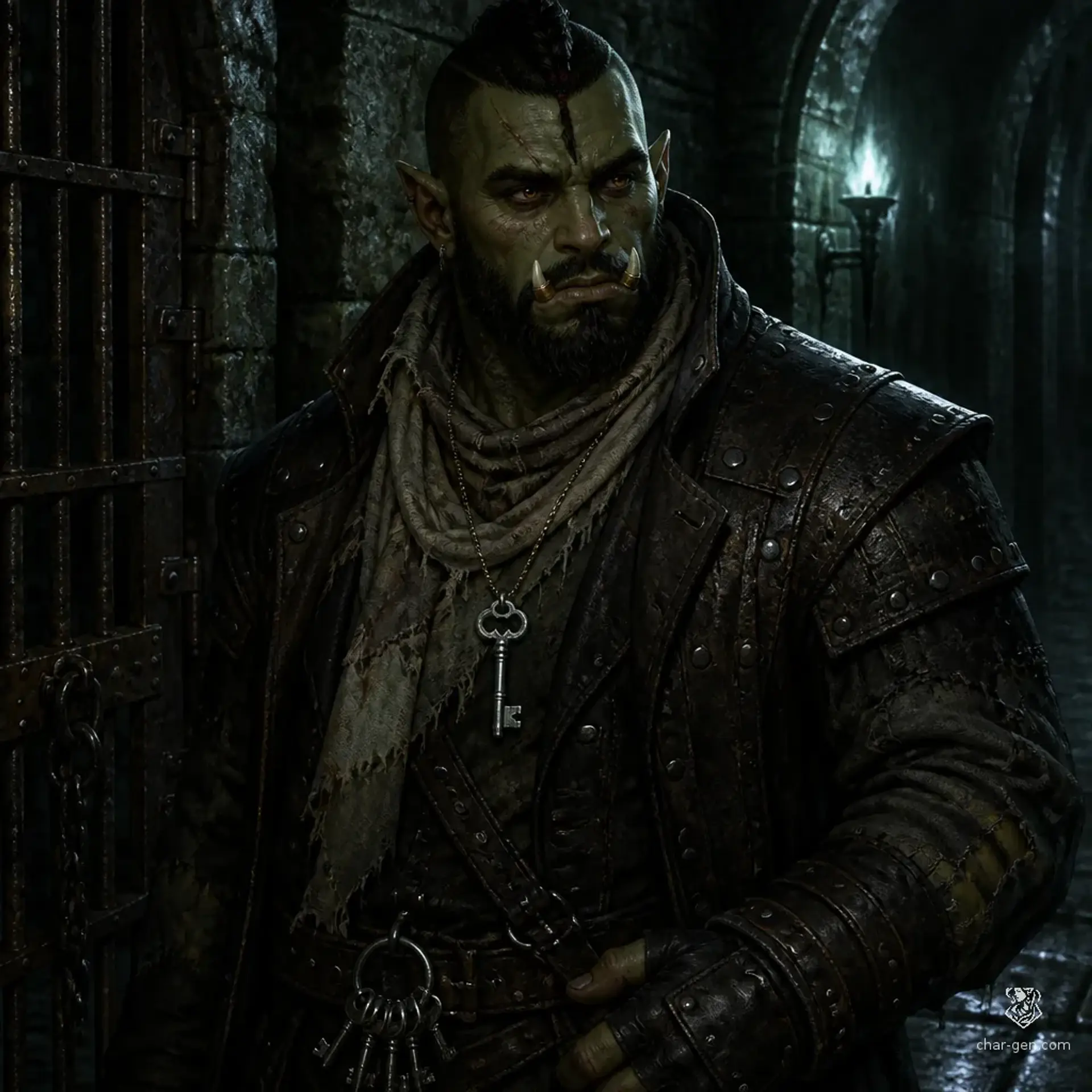 Grusk Nailbreaker - AI-generated fantasy NPC