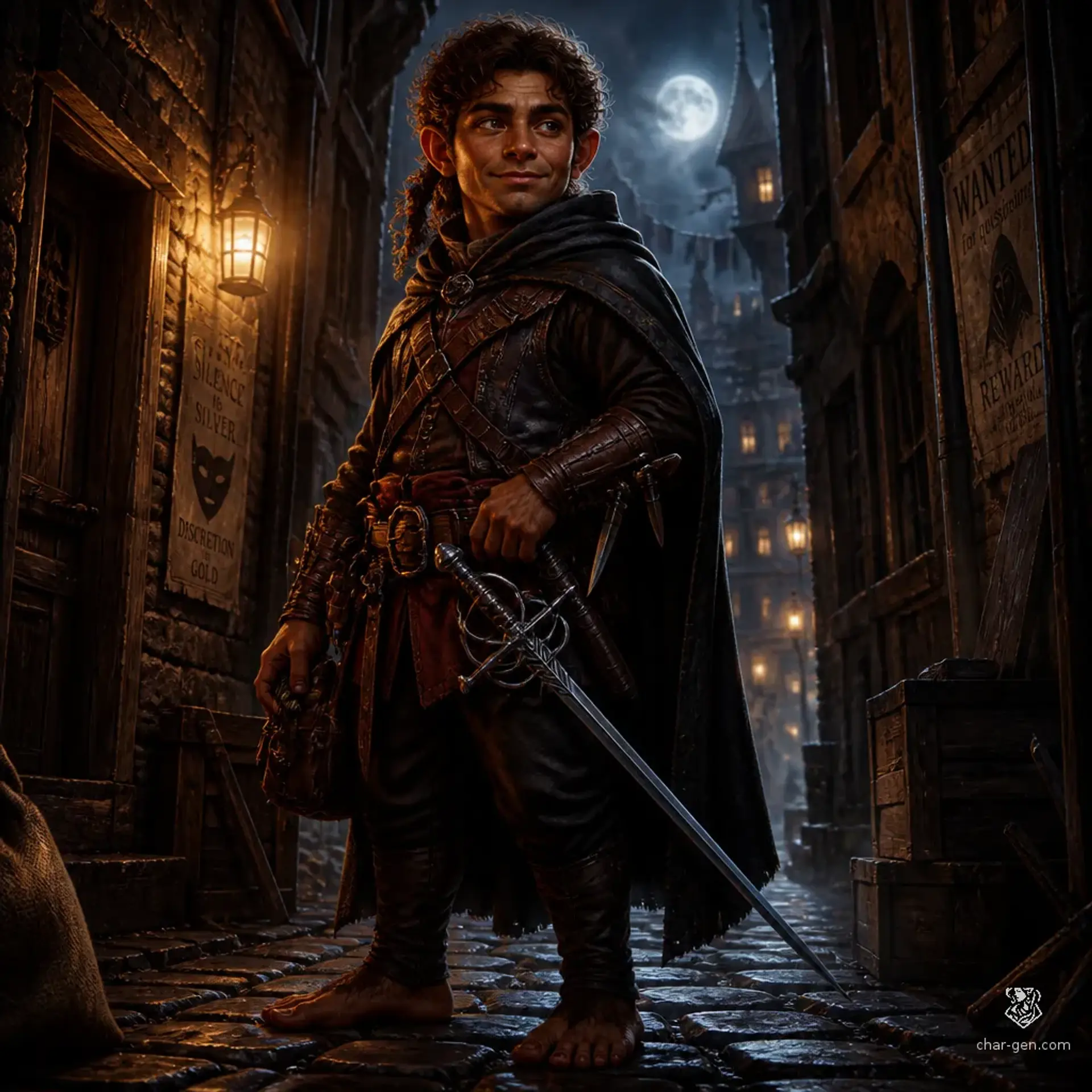 Bobby - AI-generated fantasy Character
