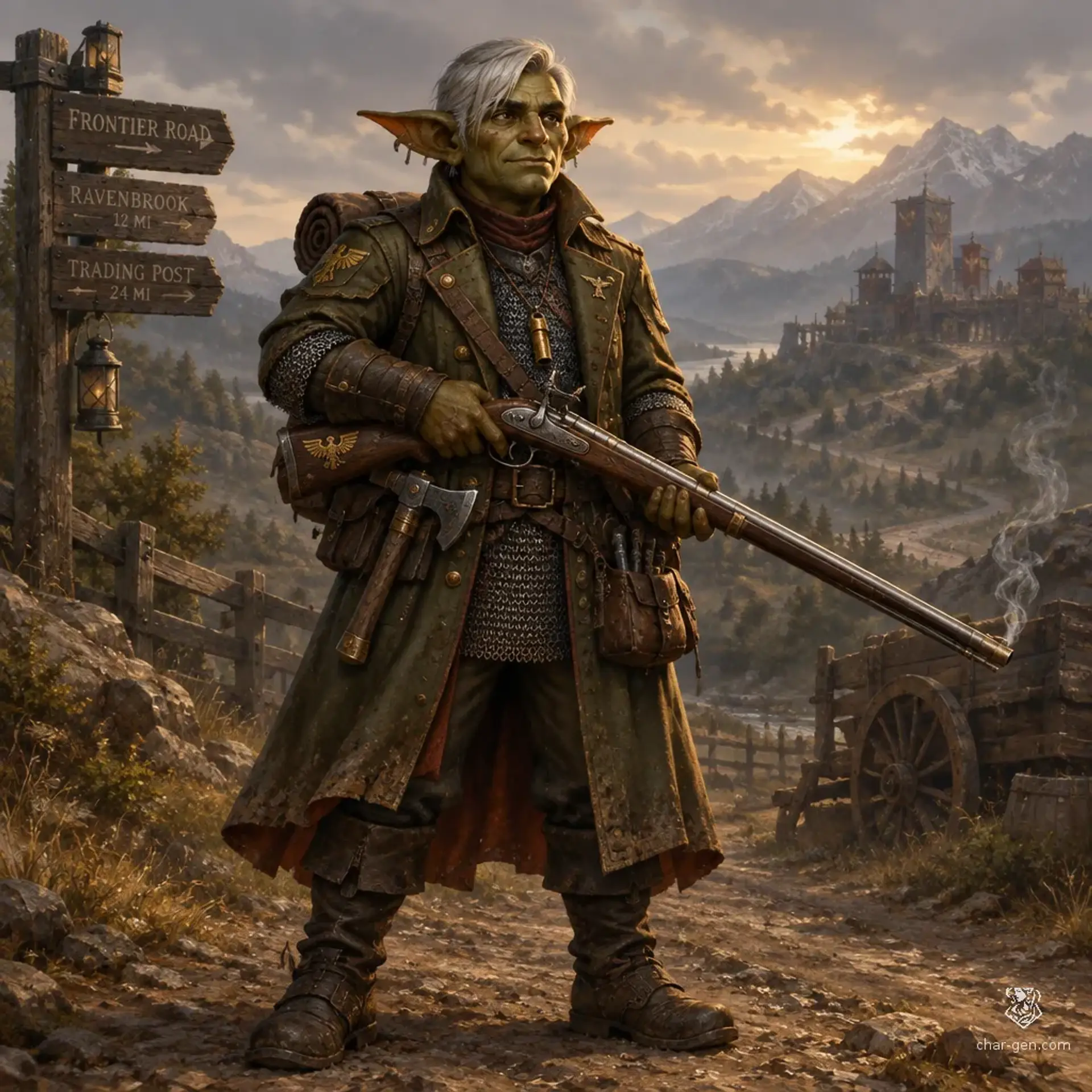 Rava Oruvai - AI-generated fantasy Character