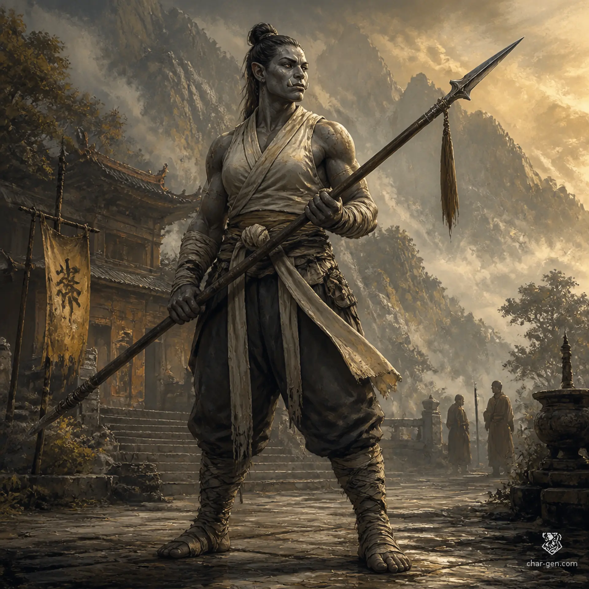 Faynne - AI-generated fantasy Character