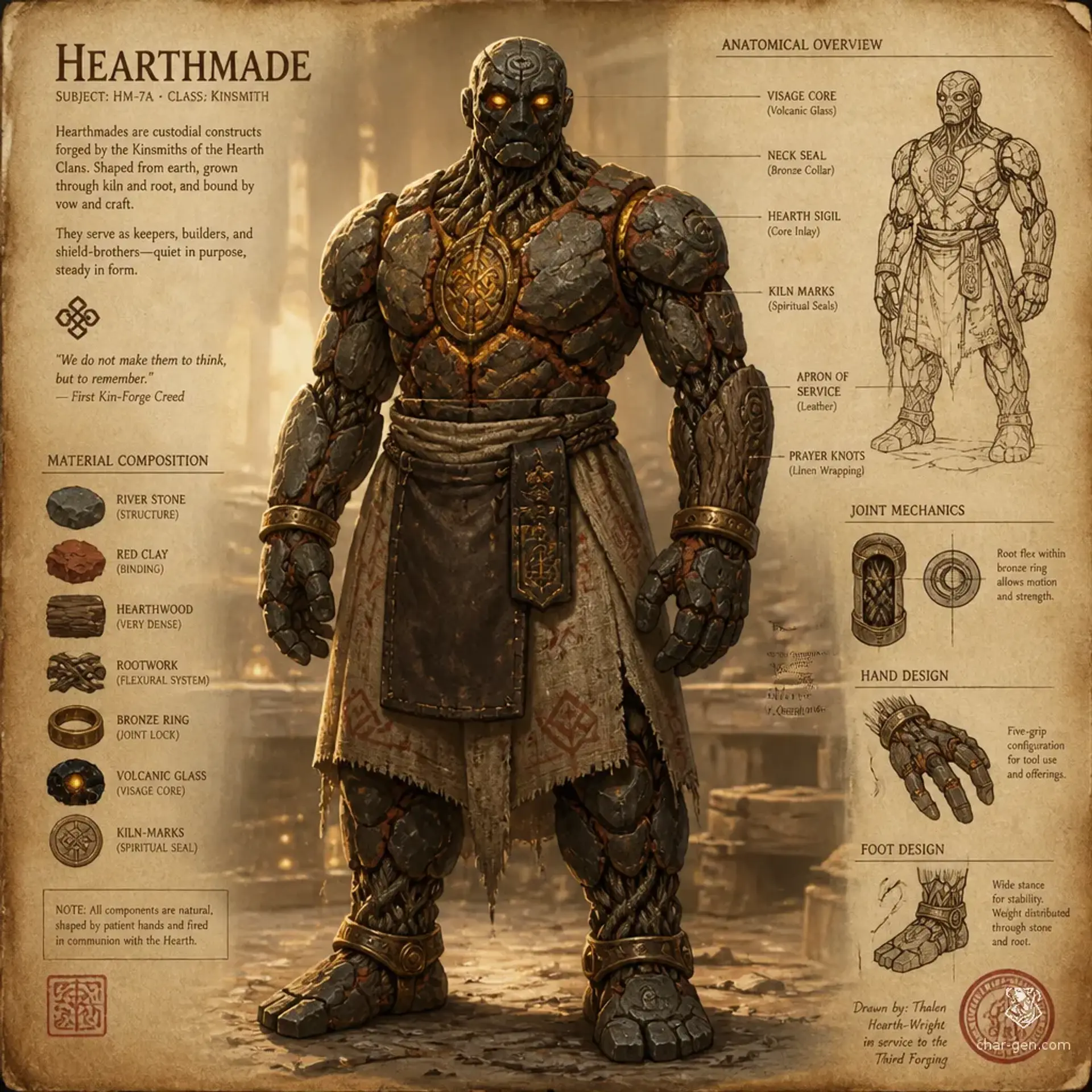 Hearthmade - AI-generated fantasy Species