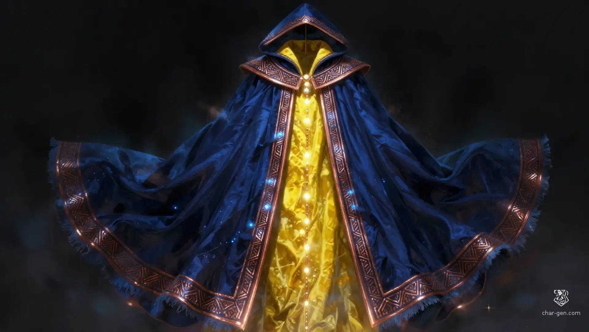 The Volt-Stitched Mantle of Aethelgard - AI-generated fantasy Magic Item