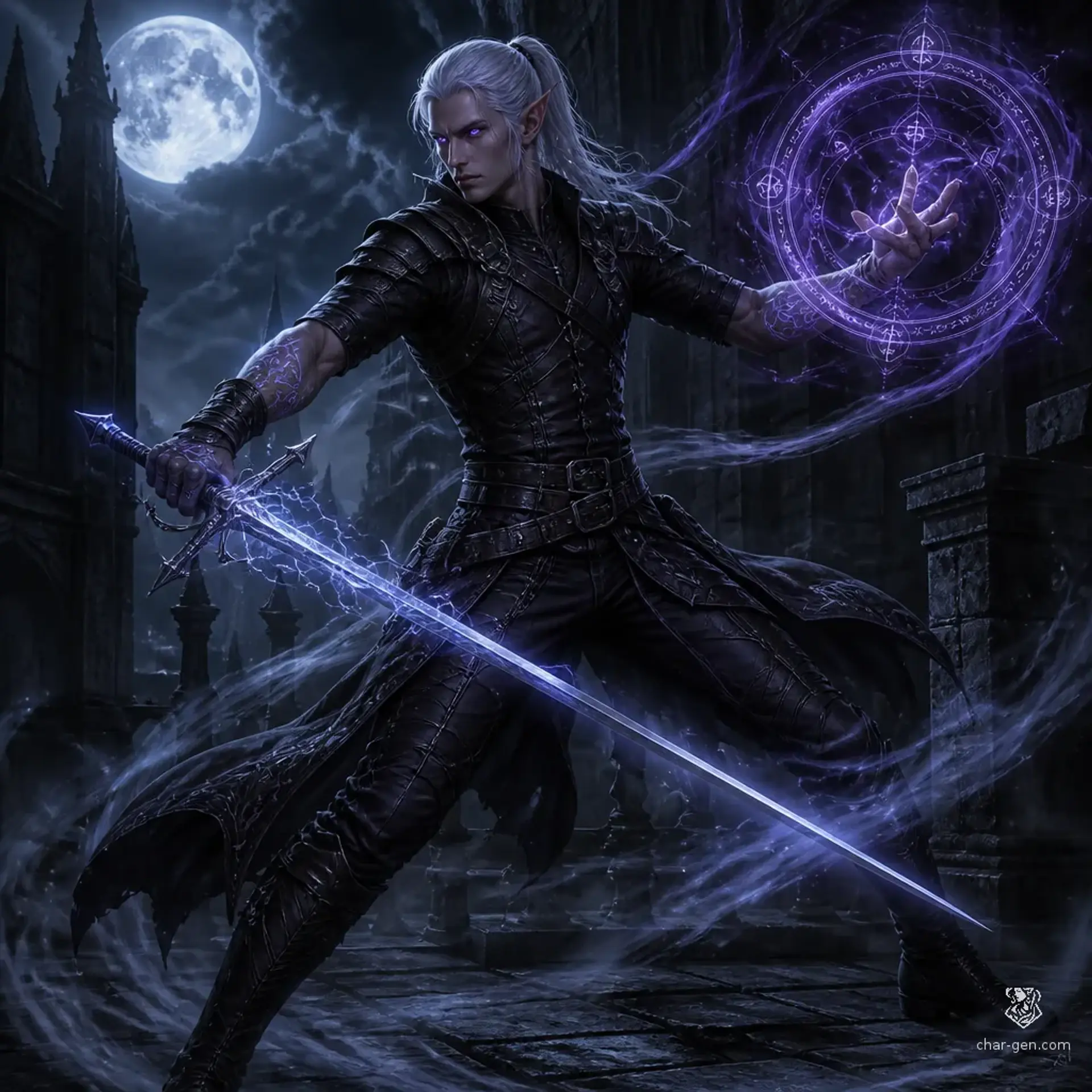 Severin - AI-generated fantasy Character