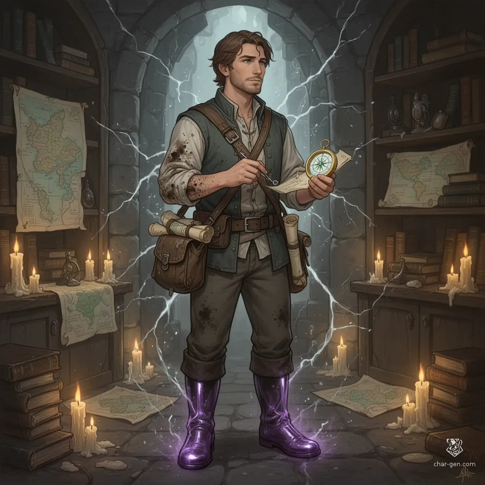 Talren Myrwell - AI-generated fantasy NPC