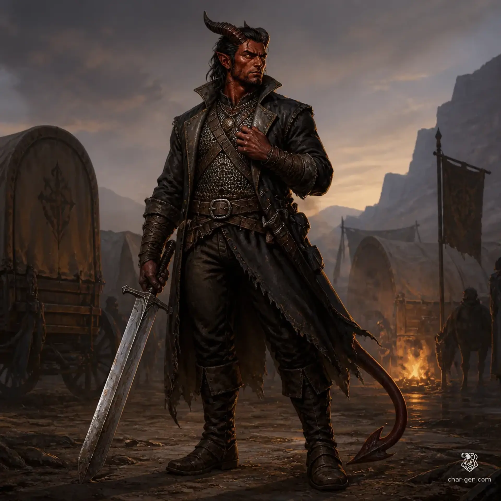 Seshai Adetunji - AI-generated fantasy Character