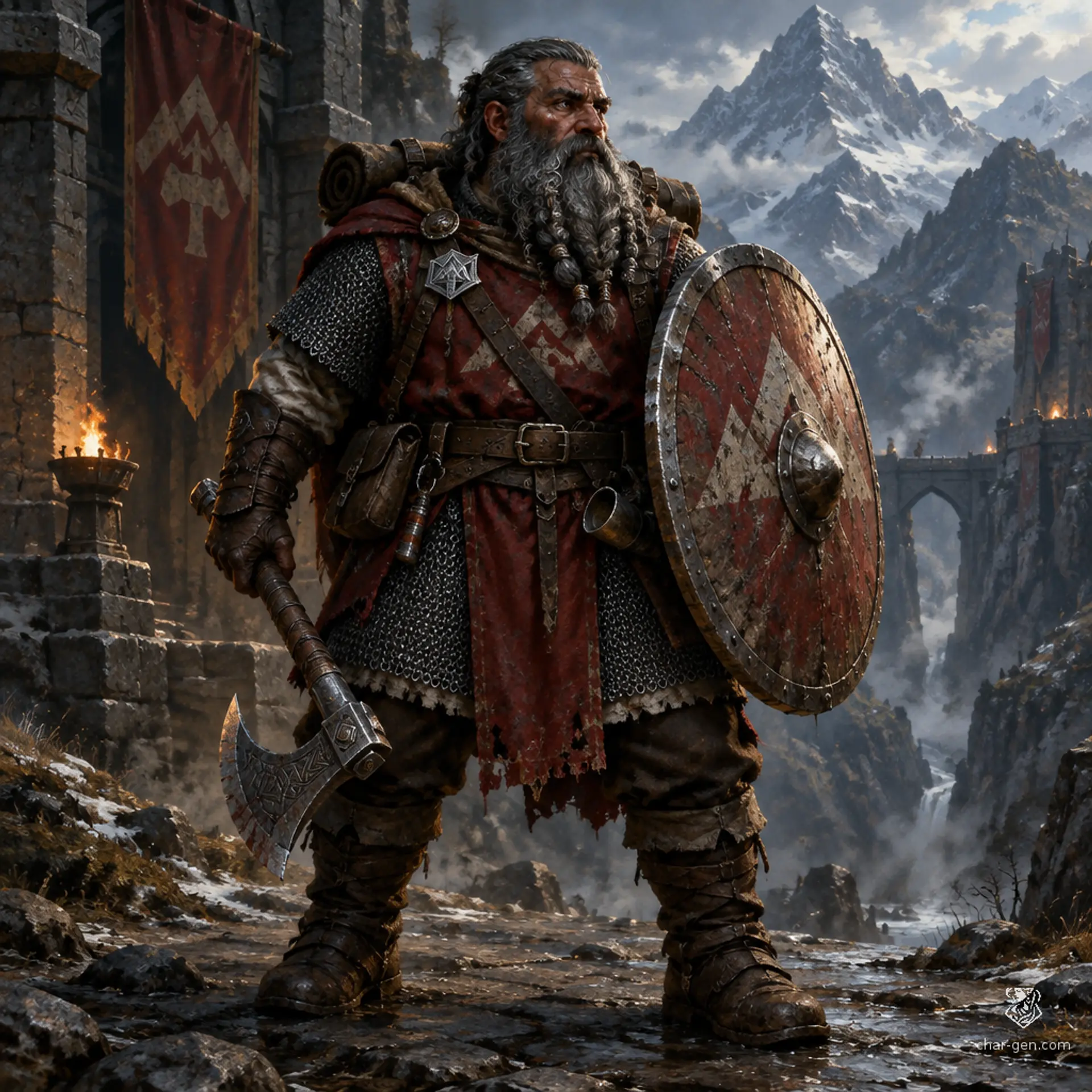 Harko Toma - AI-generated fantasy Character