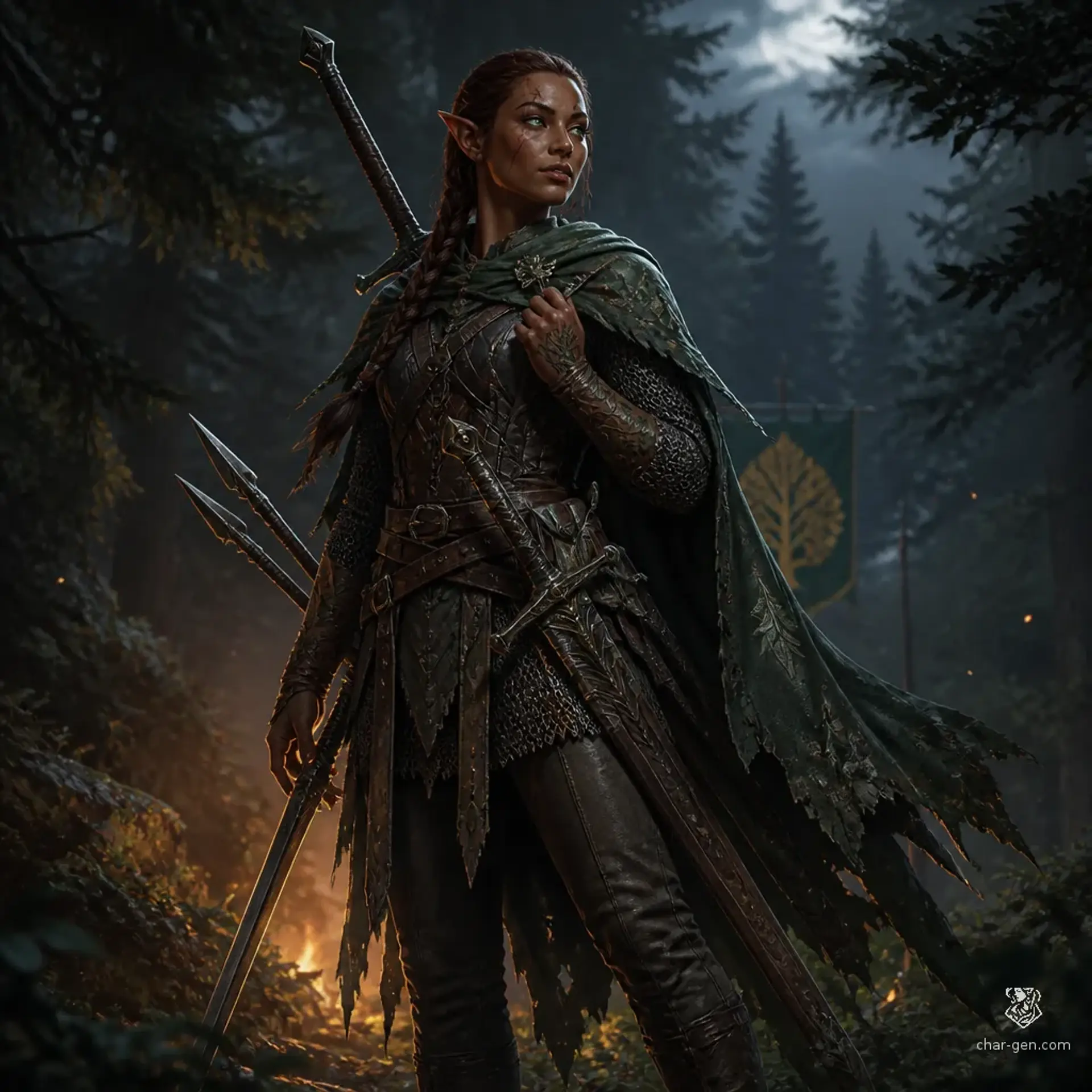 paaniz - AI-generated fantasy Character