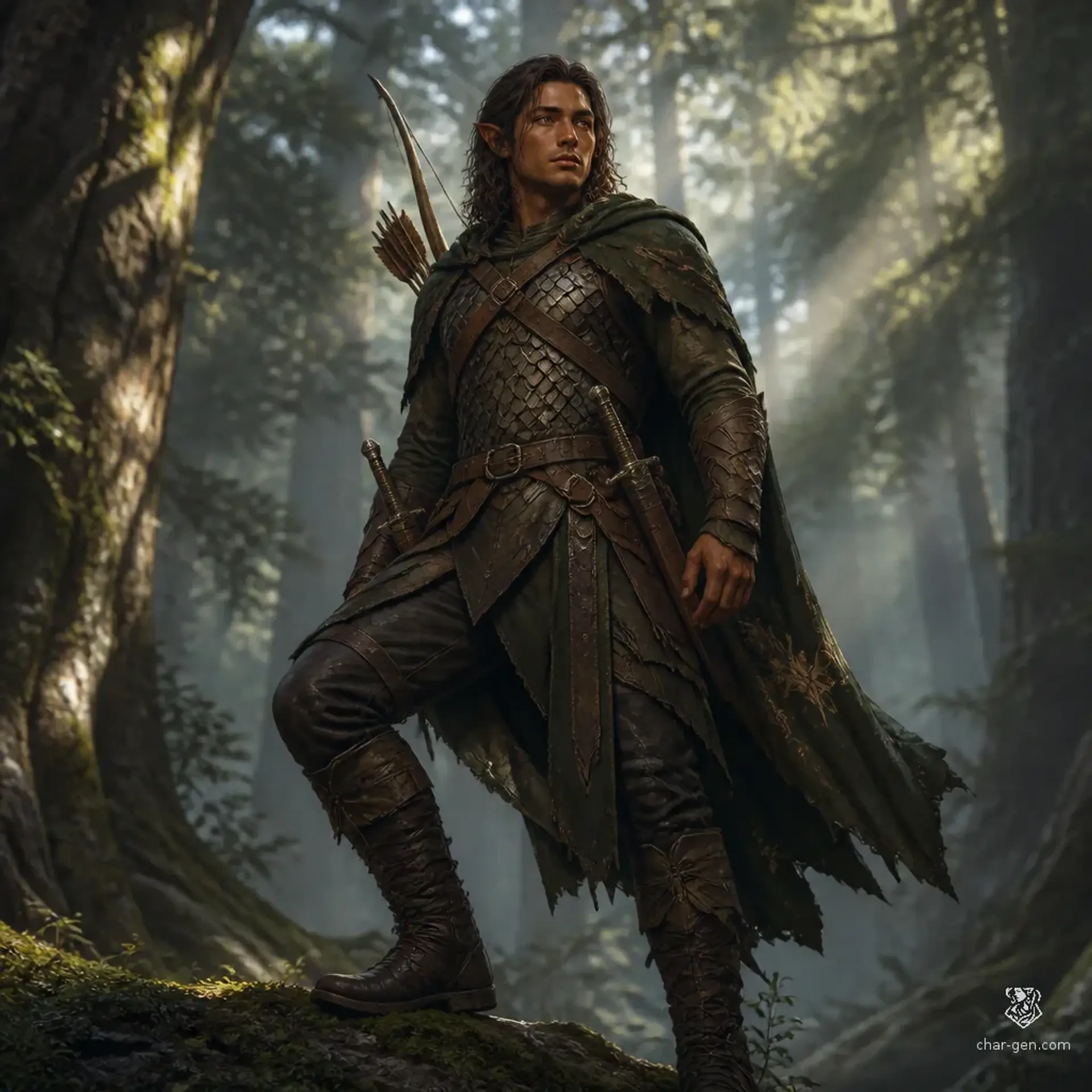 Ryder Amarin - AI-generated fantasy Character