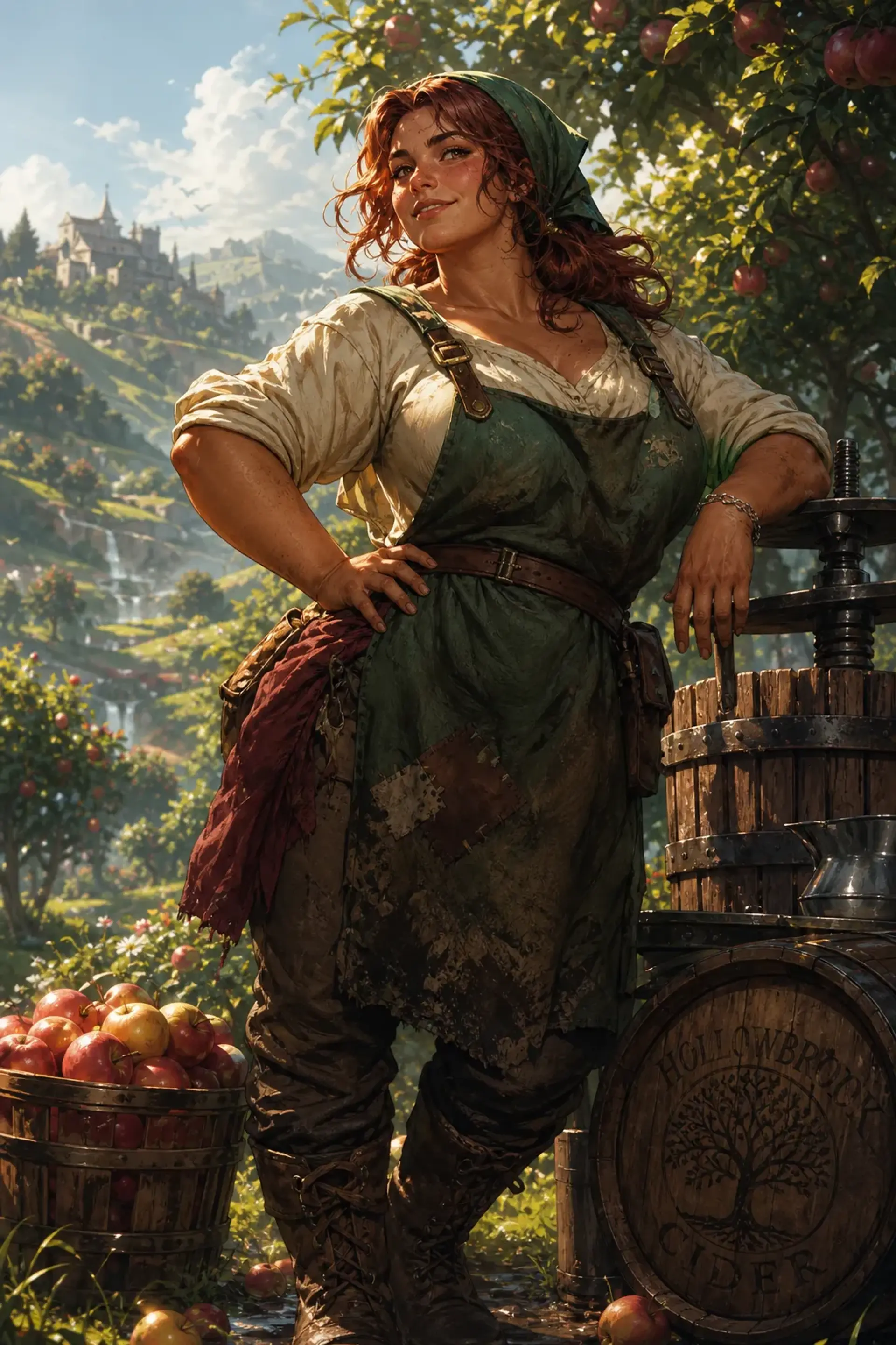 Lontina Falmé - AI-generated fantasy NPC