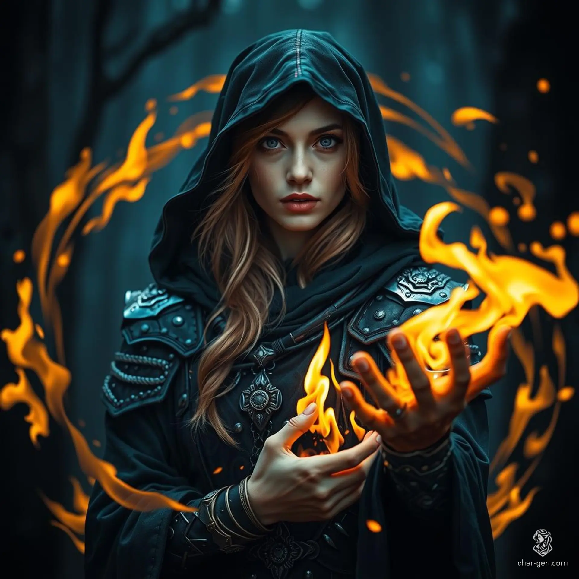 A void-like entity of pure darkness and mystery, "Null" is an enigmatic force, neither good nor evil, its presence warps reality and bends light. It drifts through realms, absorbing and releasing energy, forever altering the fabric of existence.