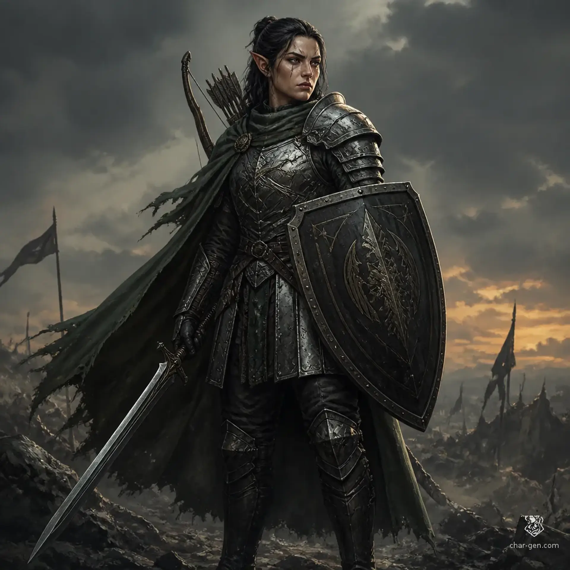Liriel Vael - AI-generated fantasy Character