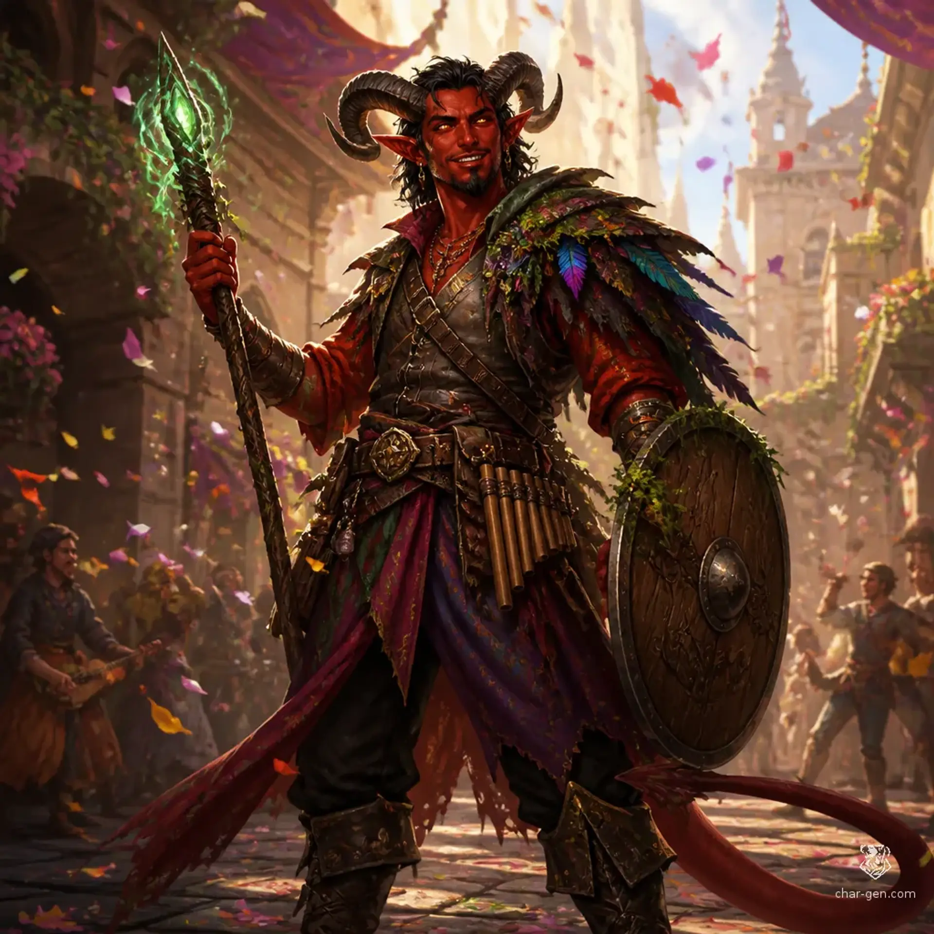 Crow Thorn - AI-generated fantasy Character