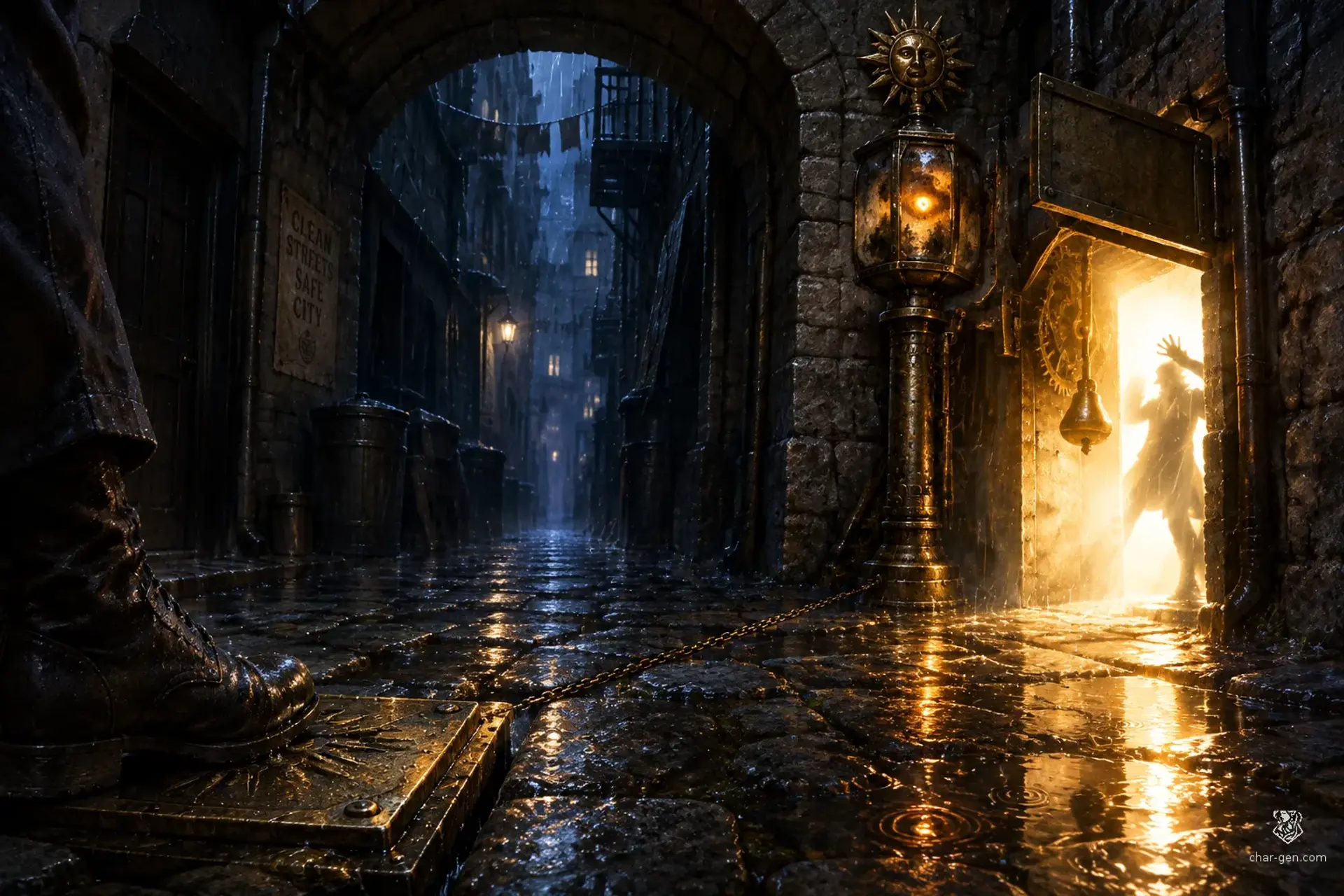 The Watchman's Winking Lantern