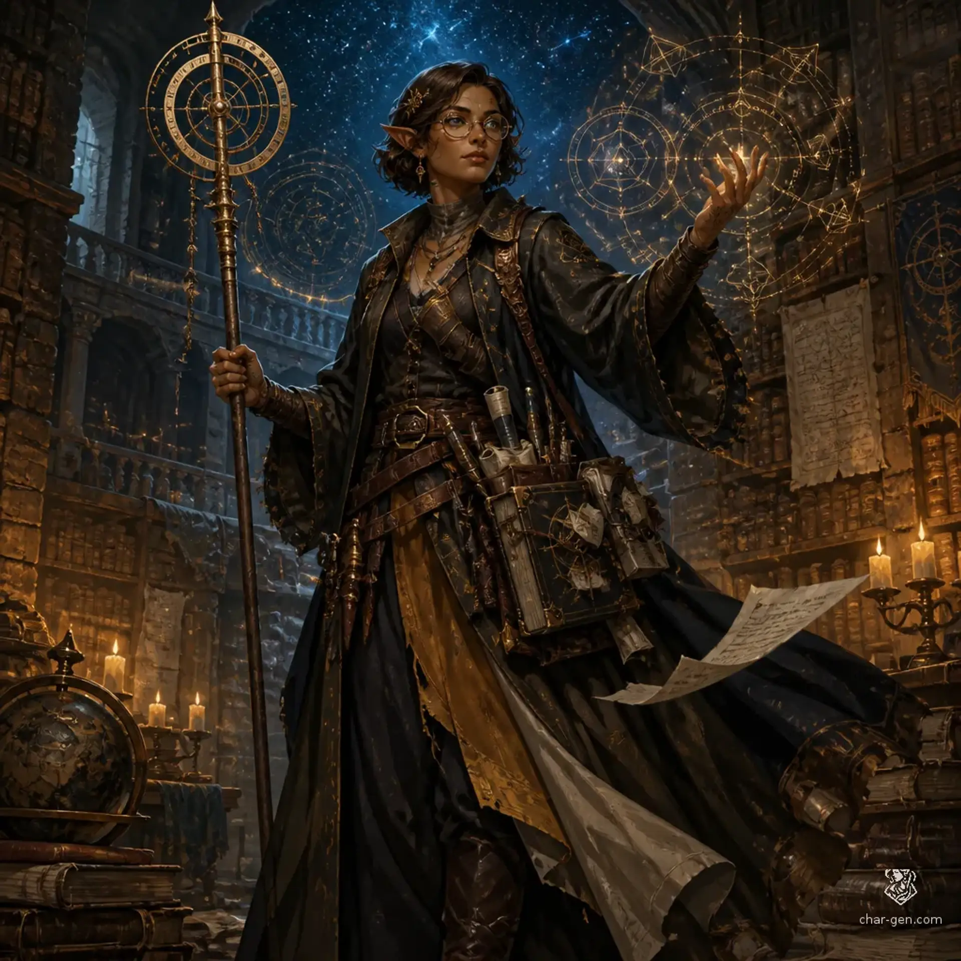 Ketek Vardani - AI-generated fantasy Character