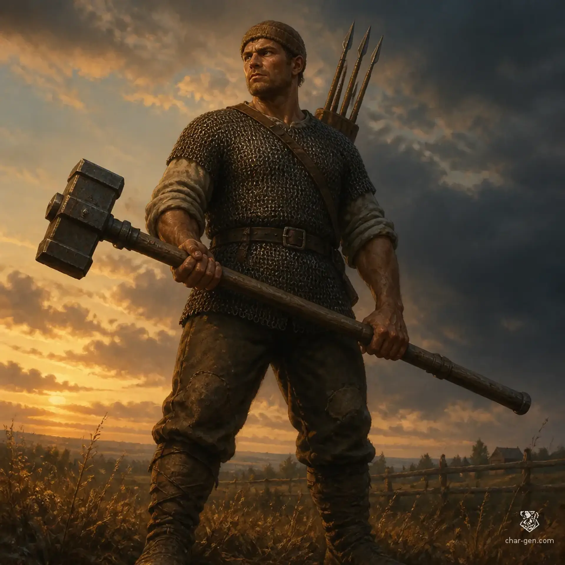 Robeert - AI-generated fantasy Character