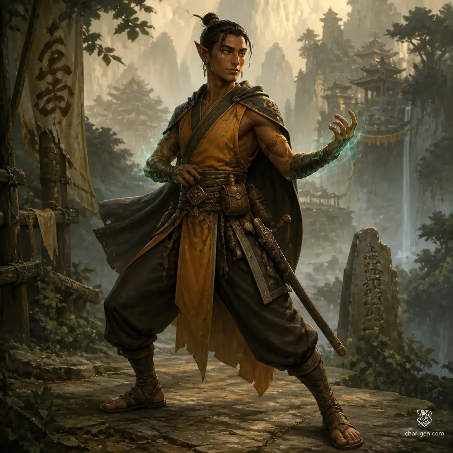 Jack - AI-generated fantasy Character