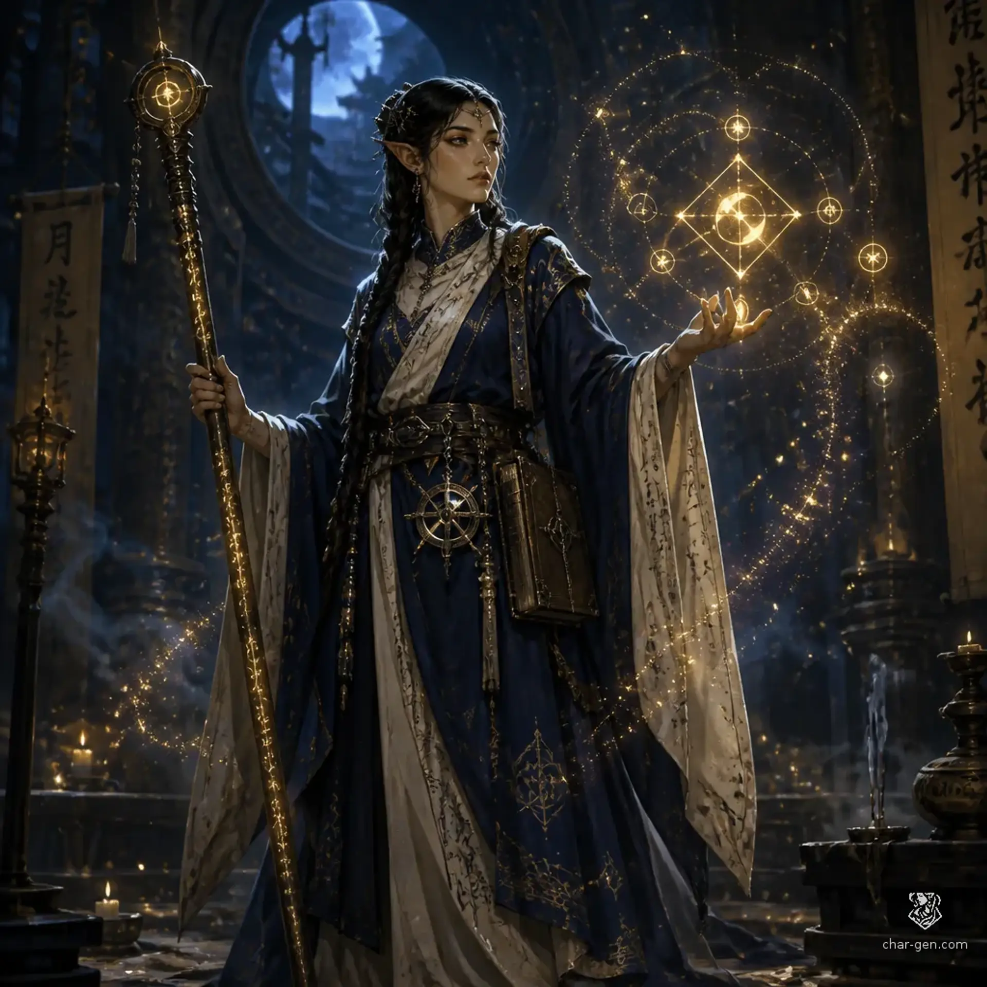 Elira Valtandra - AI-generated fantasy Character