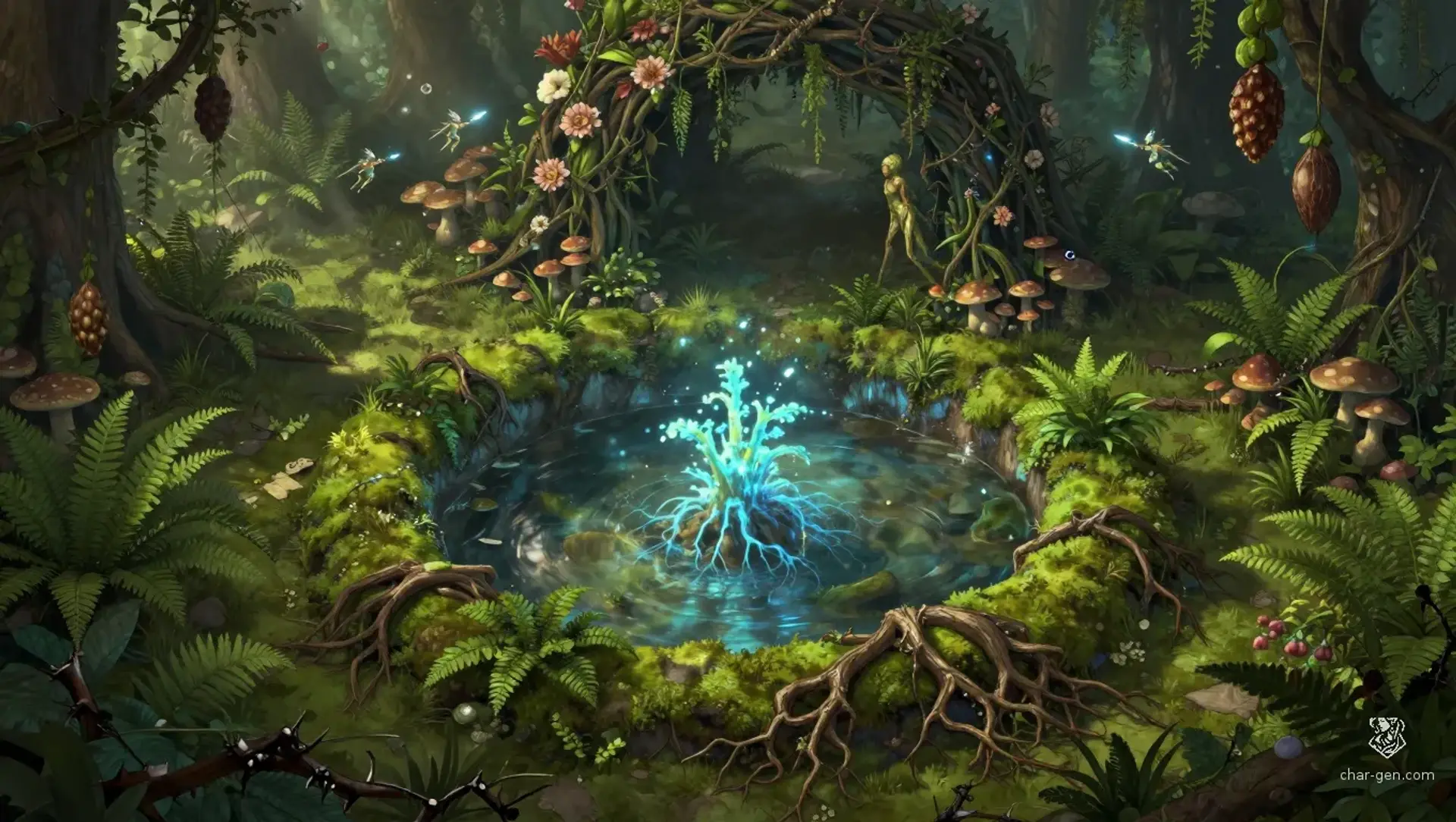 Protect the Luckroot - AI-generated fantasy Encounter