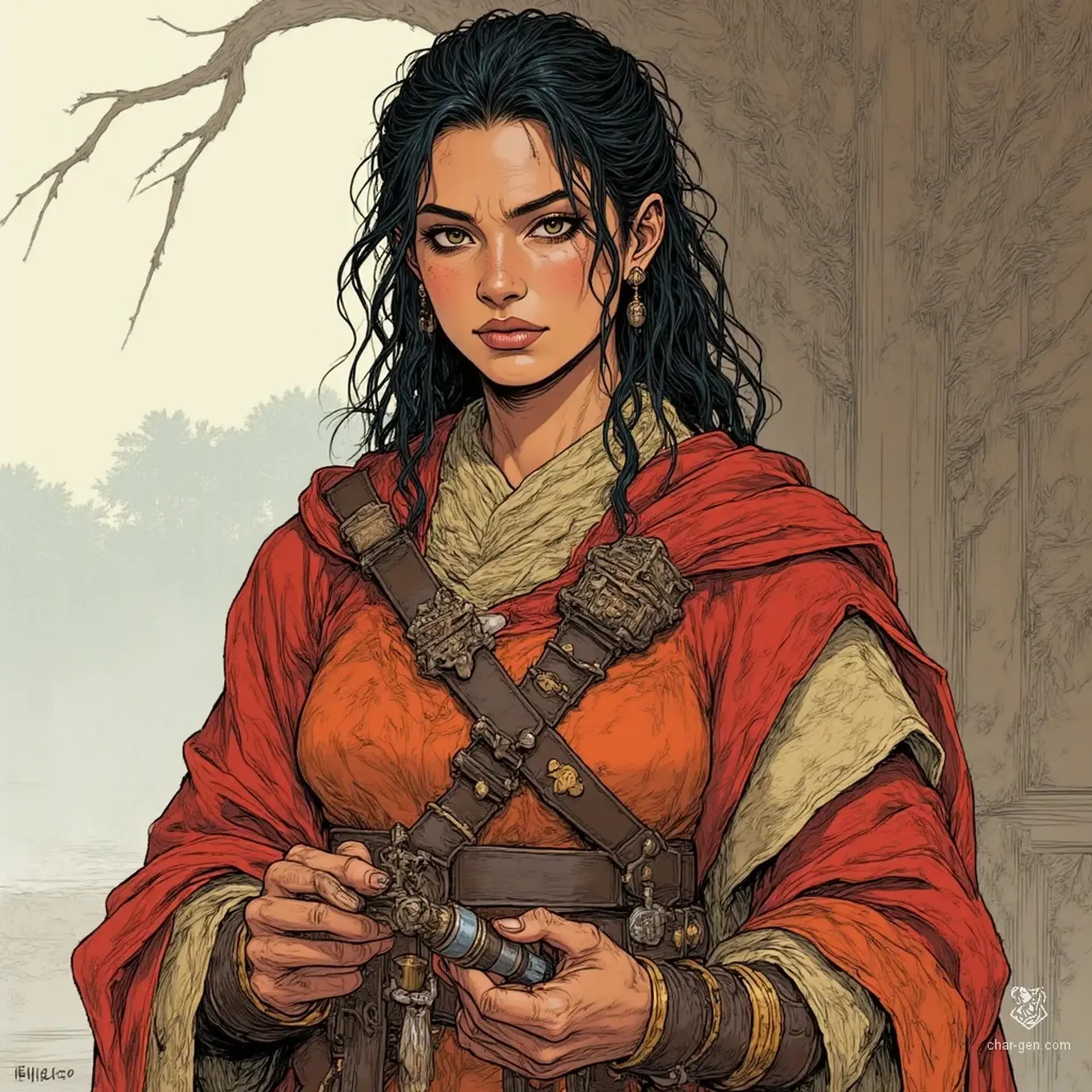 Grand Speaker Niyá-Tala - AI-generated fantasy NPC