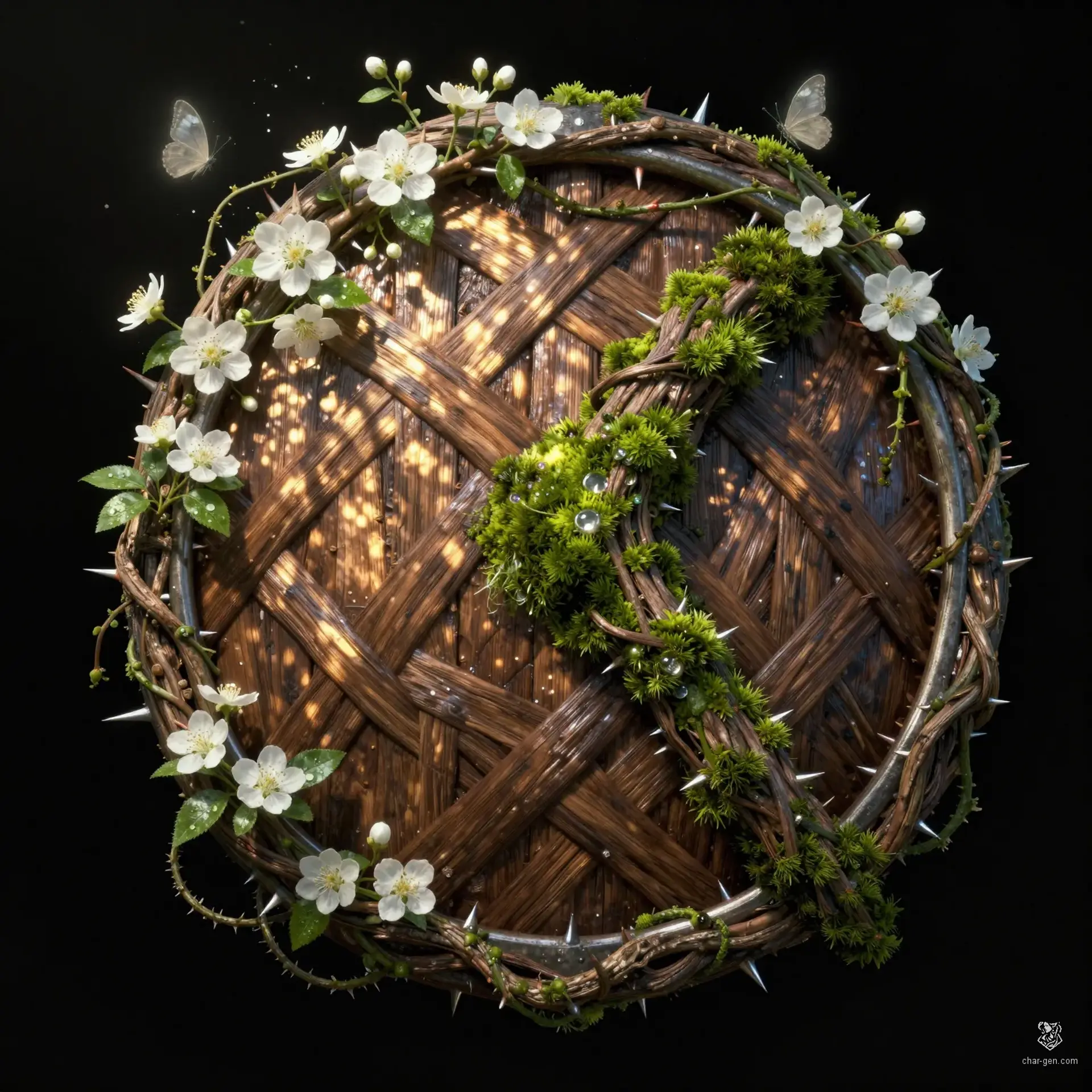 Verdant Heart-Bramble - AI-generated fantasy Magic Item