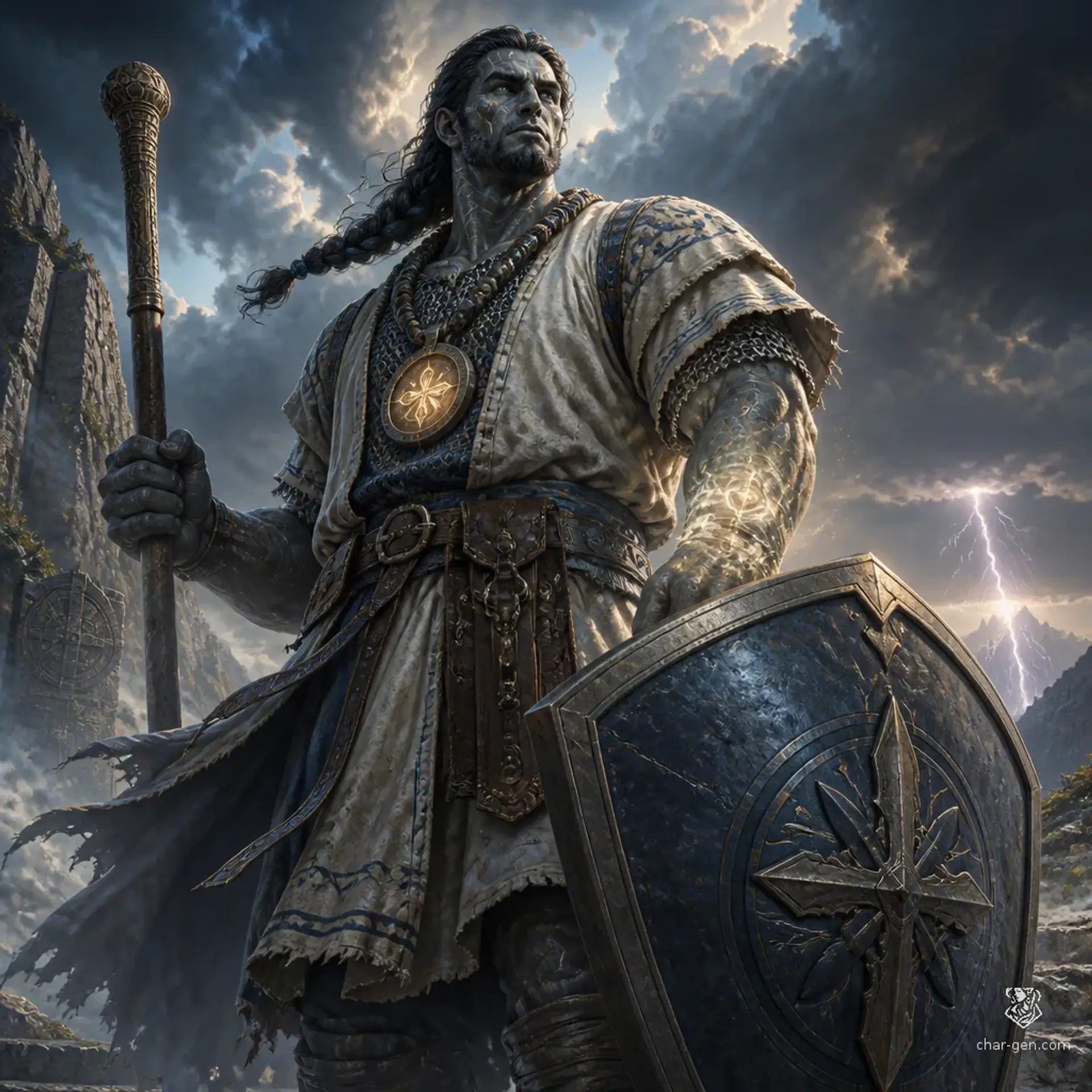 Migo Stormheart - AI-generated fantasy Character