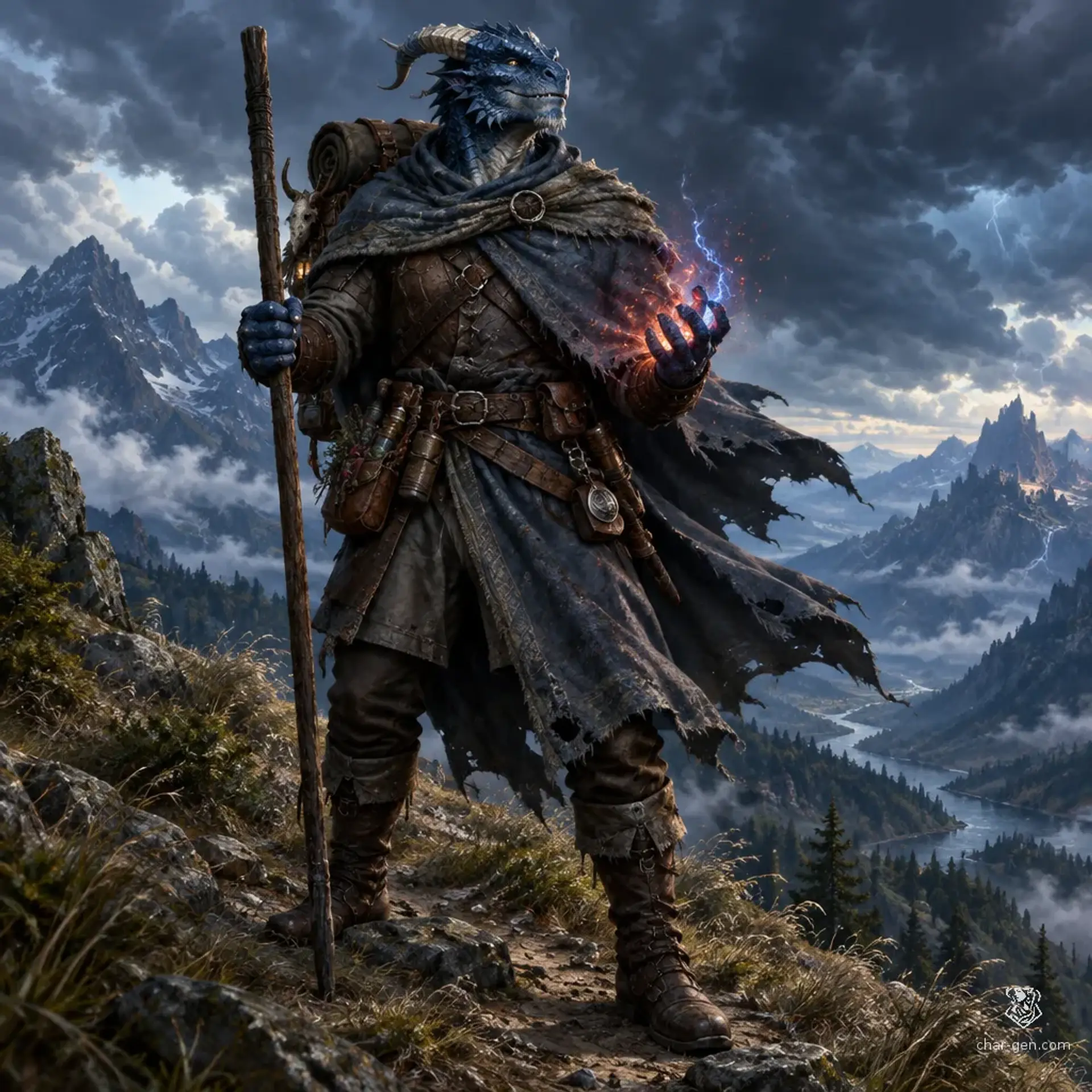Ogrzaku - AI-generated fantasy Character