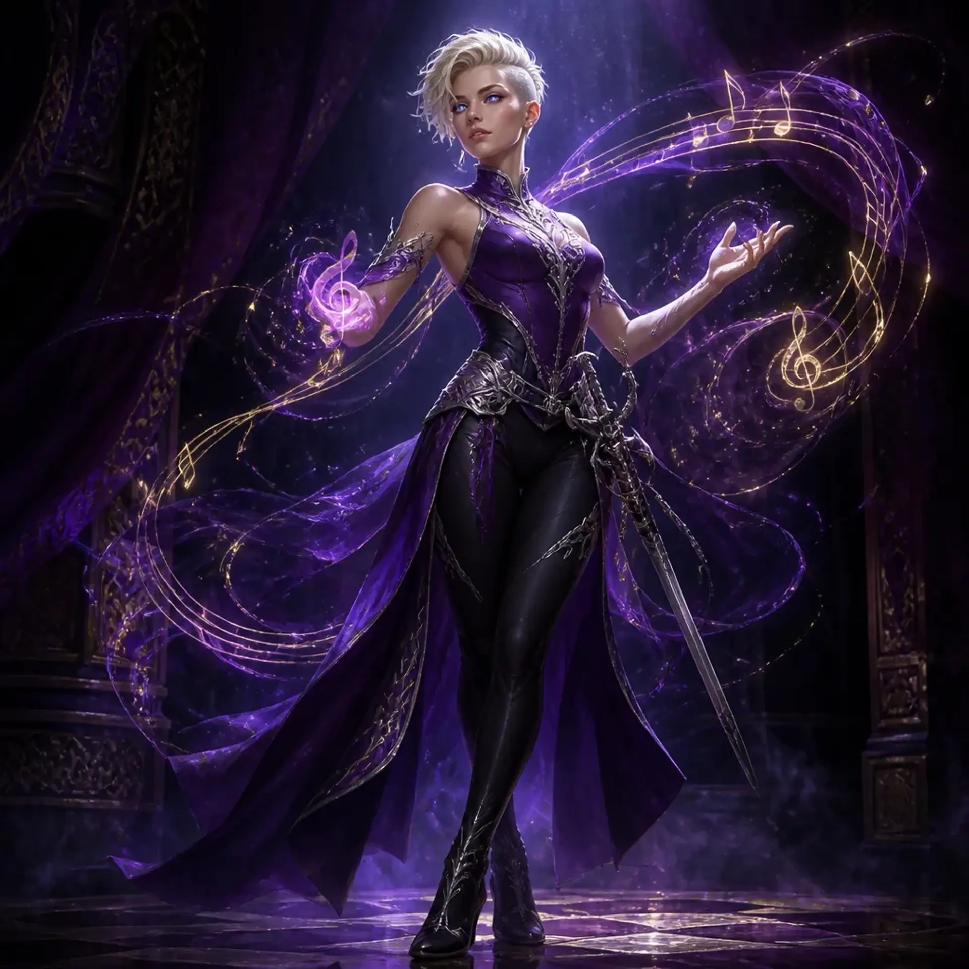 Serriah - AI-generated fantasy Character